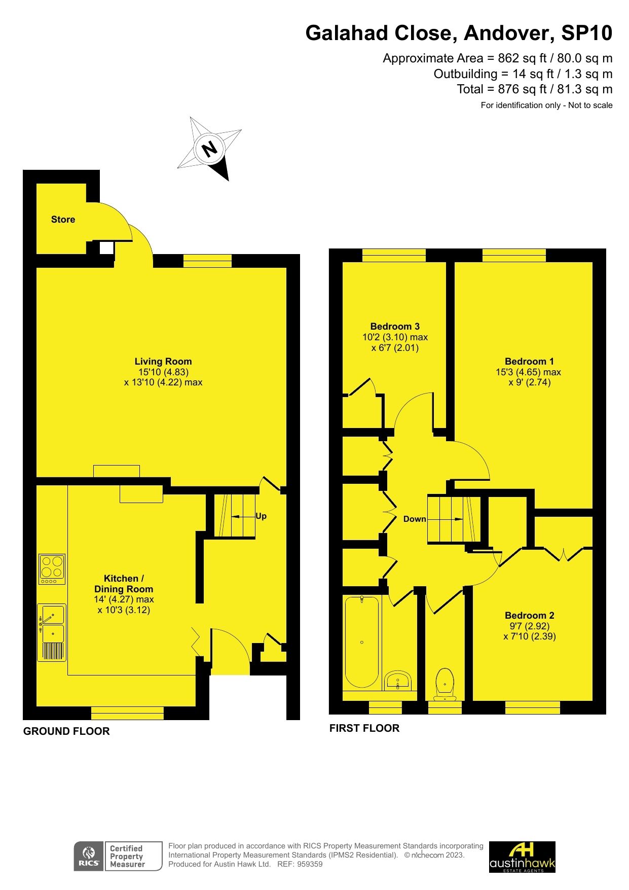 3 bed terraced house for sale in Galahad Close, Andover SP10 Zoopla