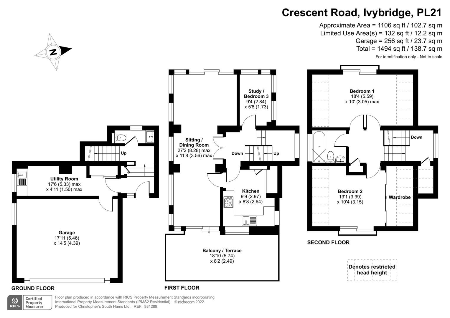 3 bed detached house for sale in Crescent Road, Ivybridge PL21 Zoopla