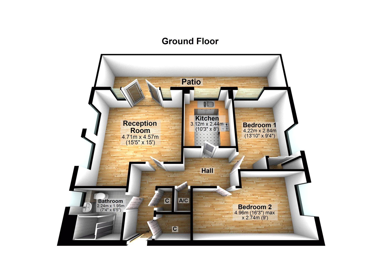 2 bed flat for sale in Cambridge Drive, Lee Green, London SE12 Zoopla