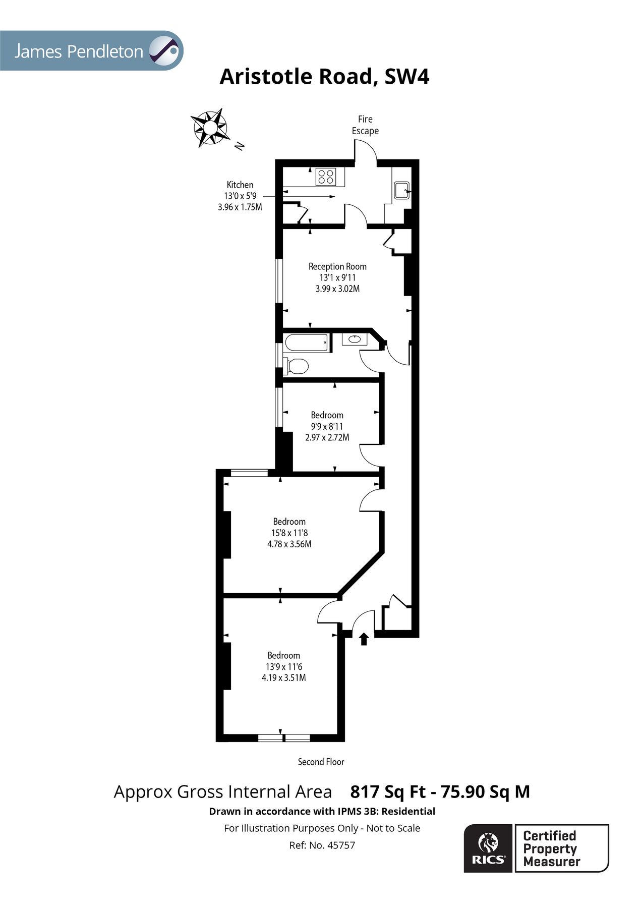 3 bed flat for sale in Aristotle Road, Clapham, London SW4 Zoopla