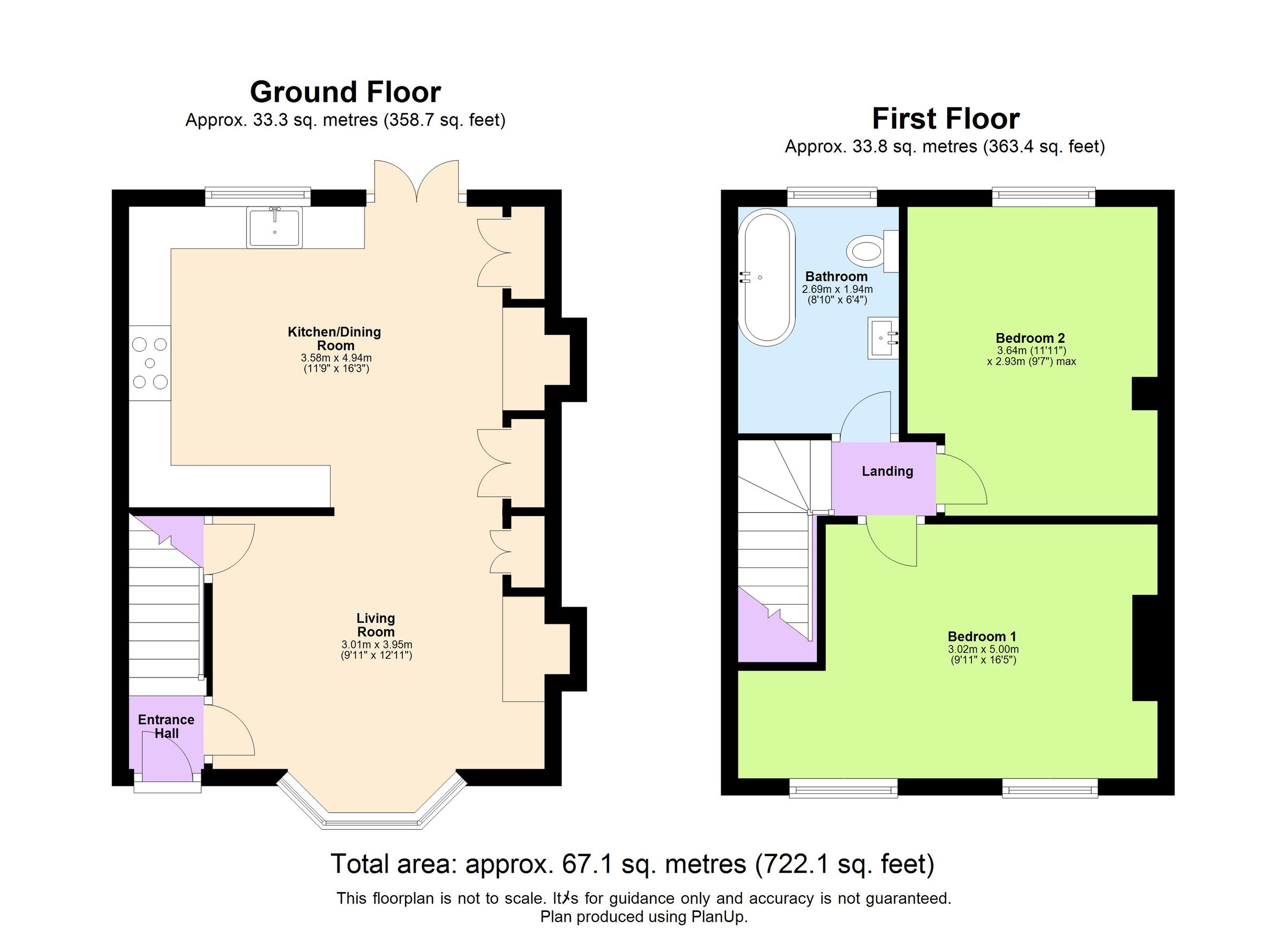 2 bed detached house for sale in Manor Road, Caddington, Luton, Central