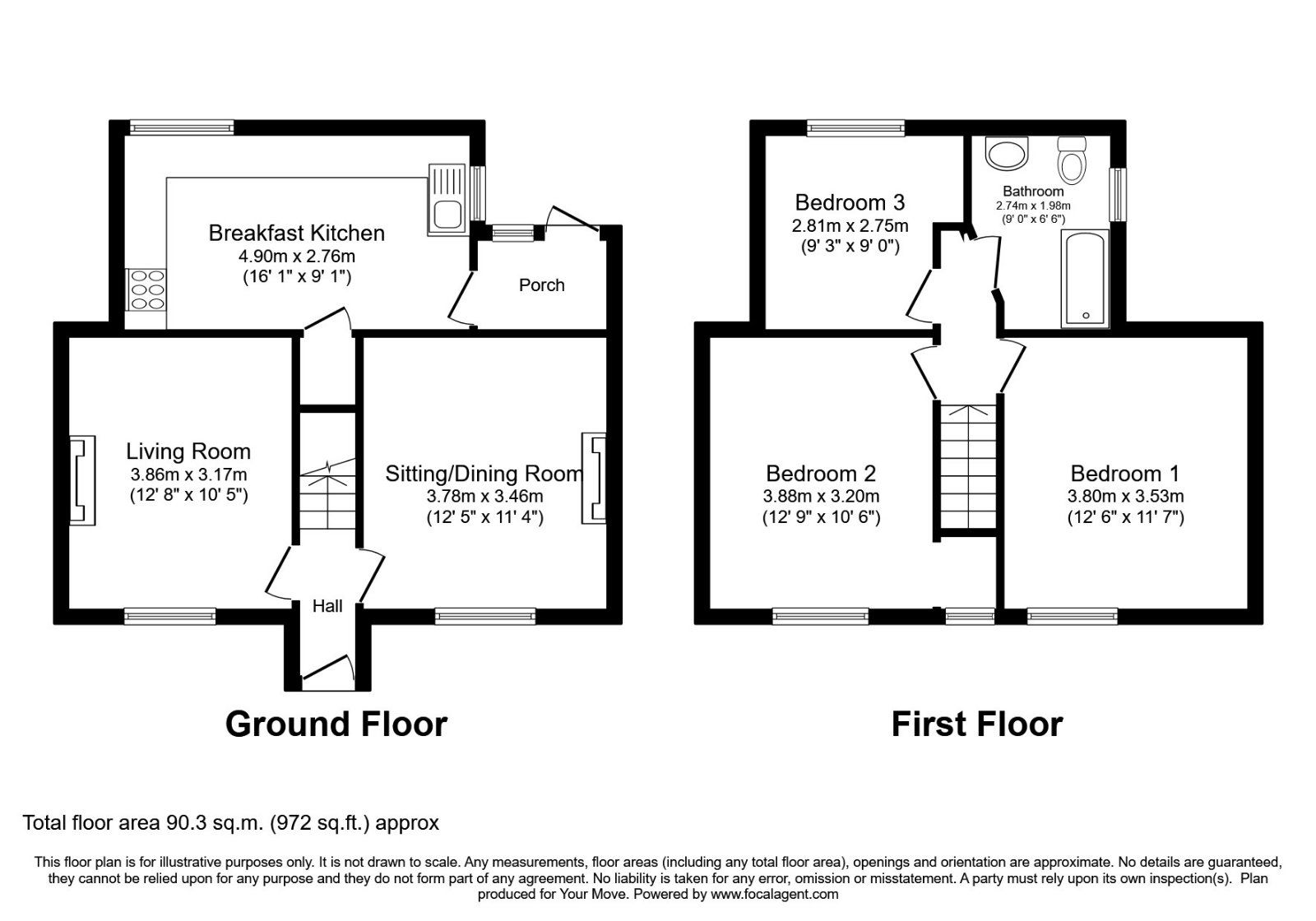 3 bed semidetached house for sale in St. Martins Road, Gobowen