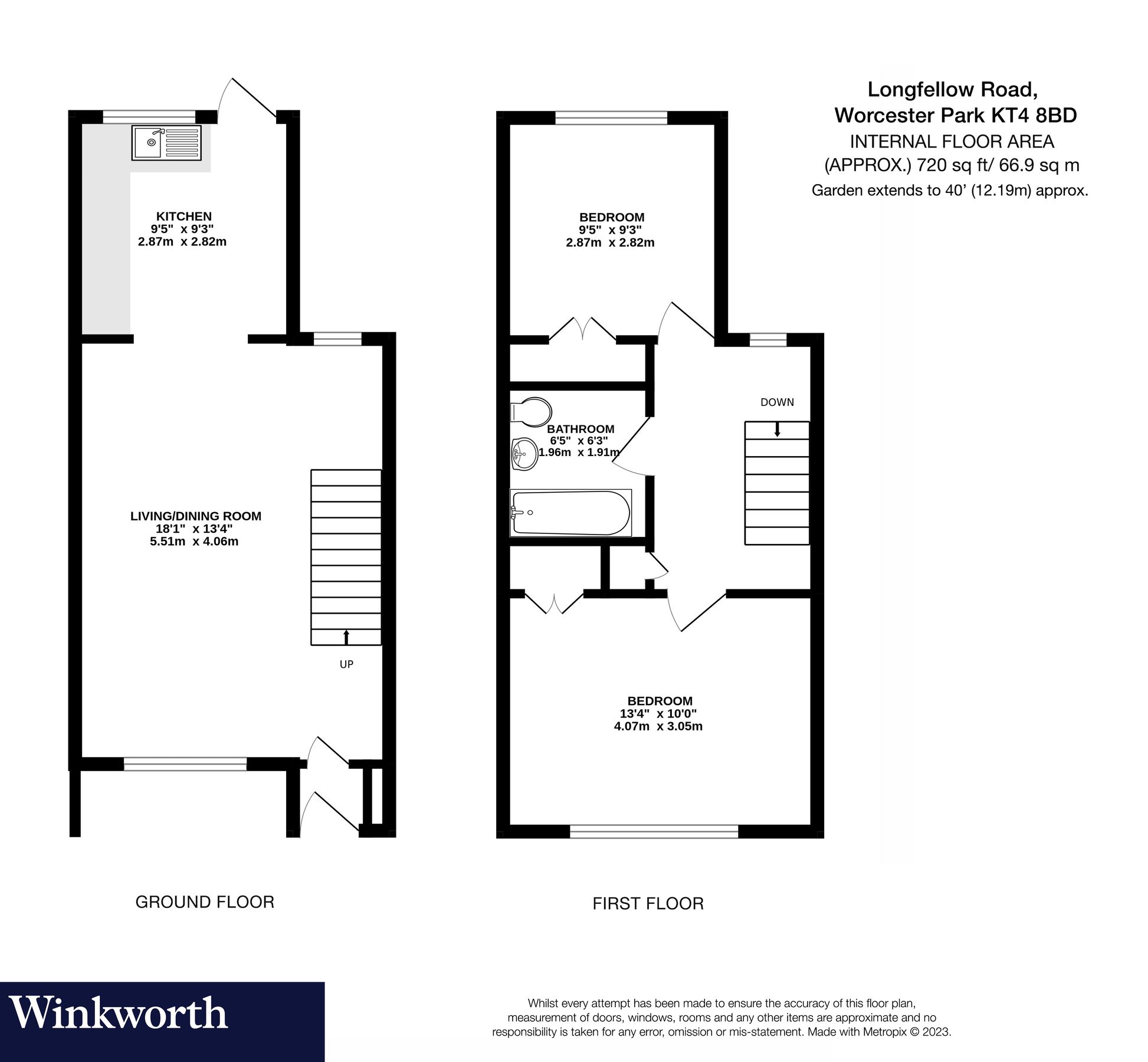 2 bed end terrace house for sale in Longfellow Road, Worcester Park KT4 Zoopla