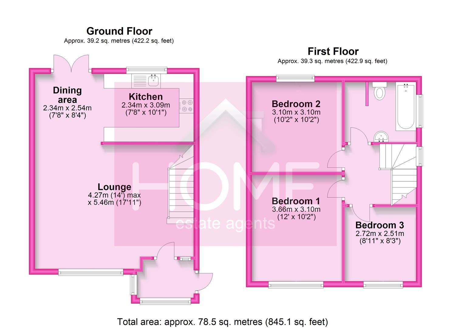 3 bed semidetached house for sale in Thirlmere Road, Partington