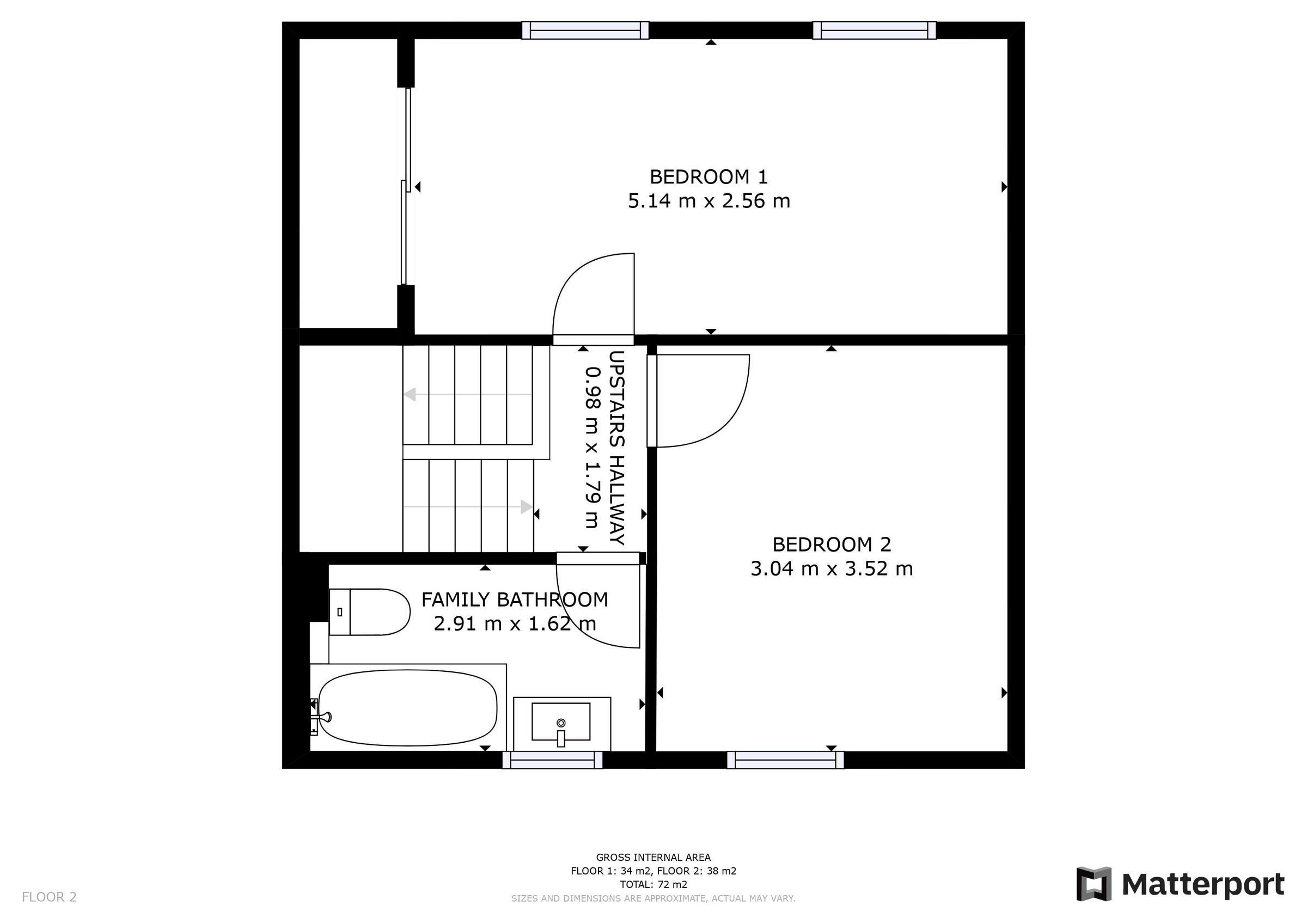 2 bed terraced house for sale in Falcon Brae, Ladywell, Livingston EH54