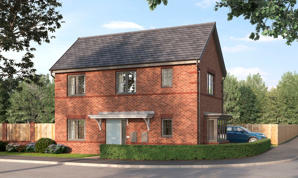 New home, 3 bed detached house for sale in Fieldfare Court, Burnopfield