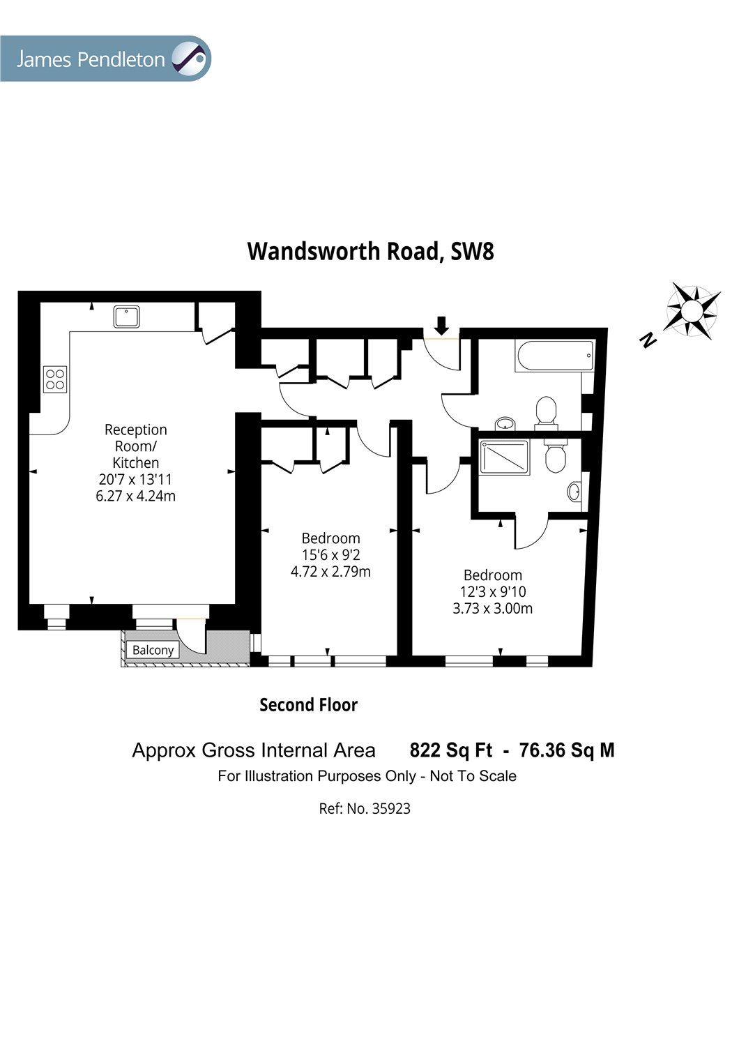 2 bed flat to rent in Wandsworth Road, London SW8 Zoopla