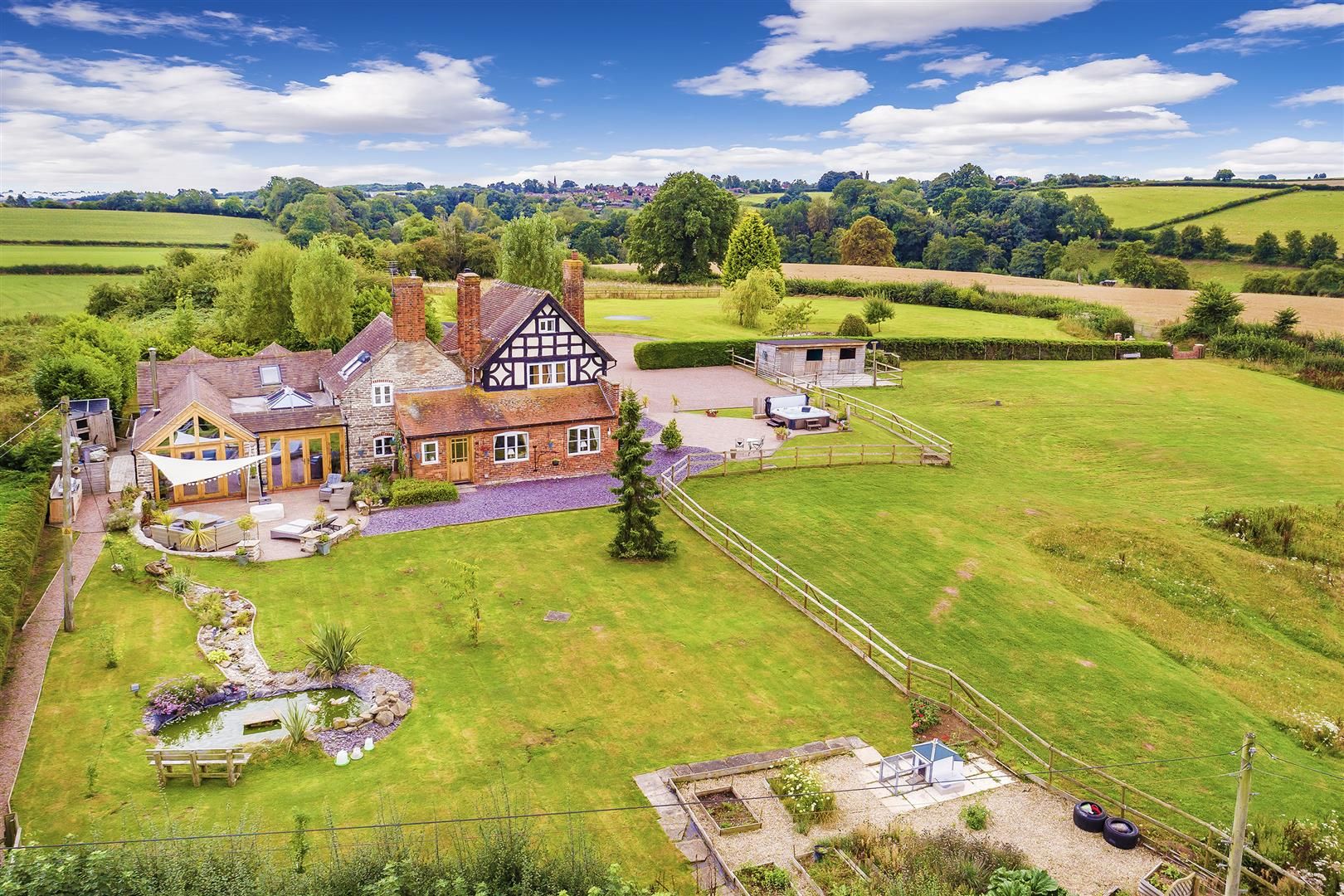 6 bed equestrian property for sale in Neen Savage, Cleobury Mortimer