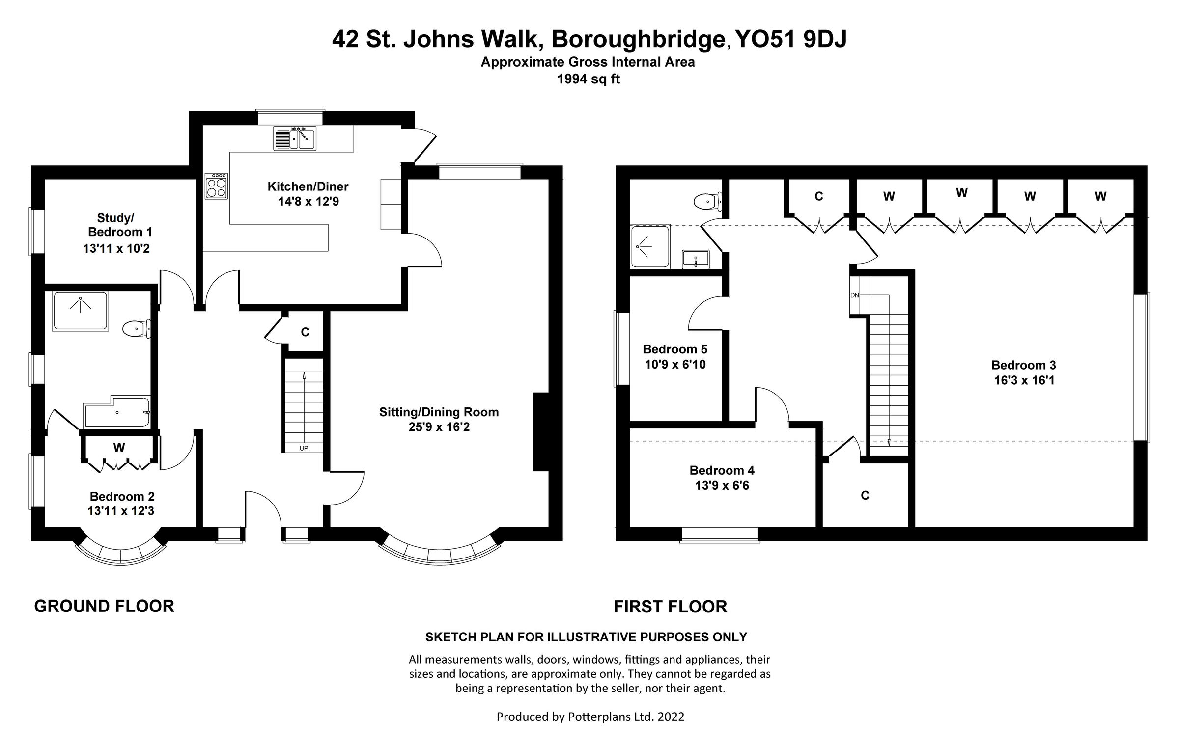 4 bed detached house to rent in St. Johns Walk, Boroughbridge, York