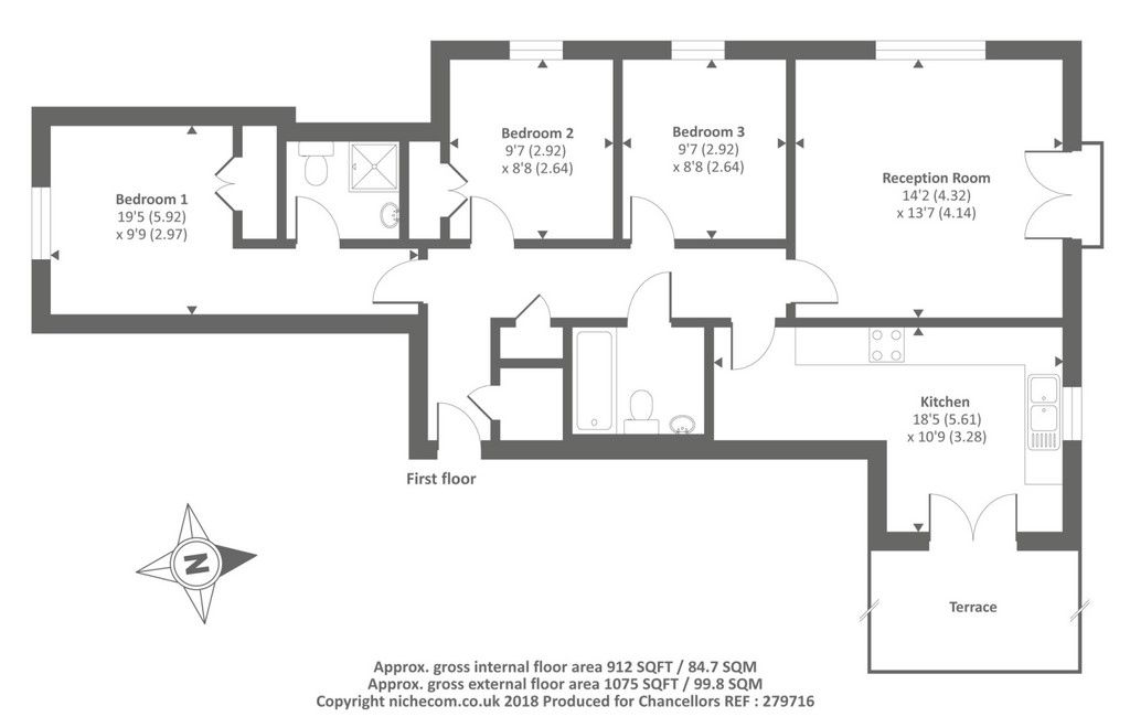 3 bed flat for sale in Rosemount Avenue, West Byfleet KT14 Zoopla