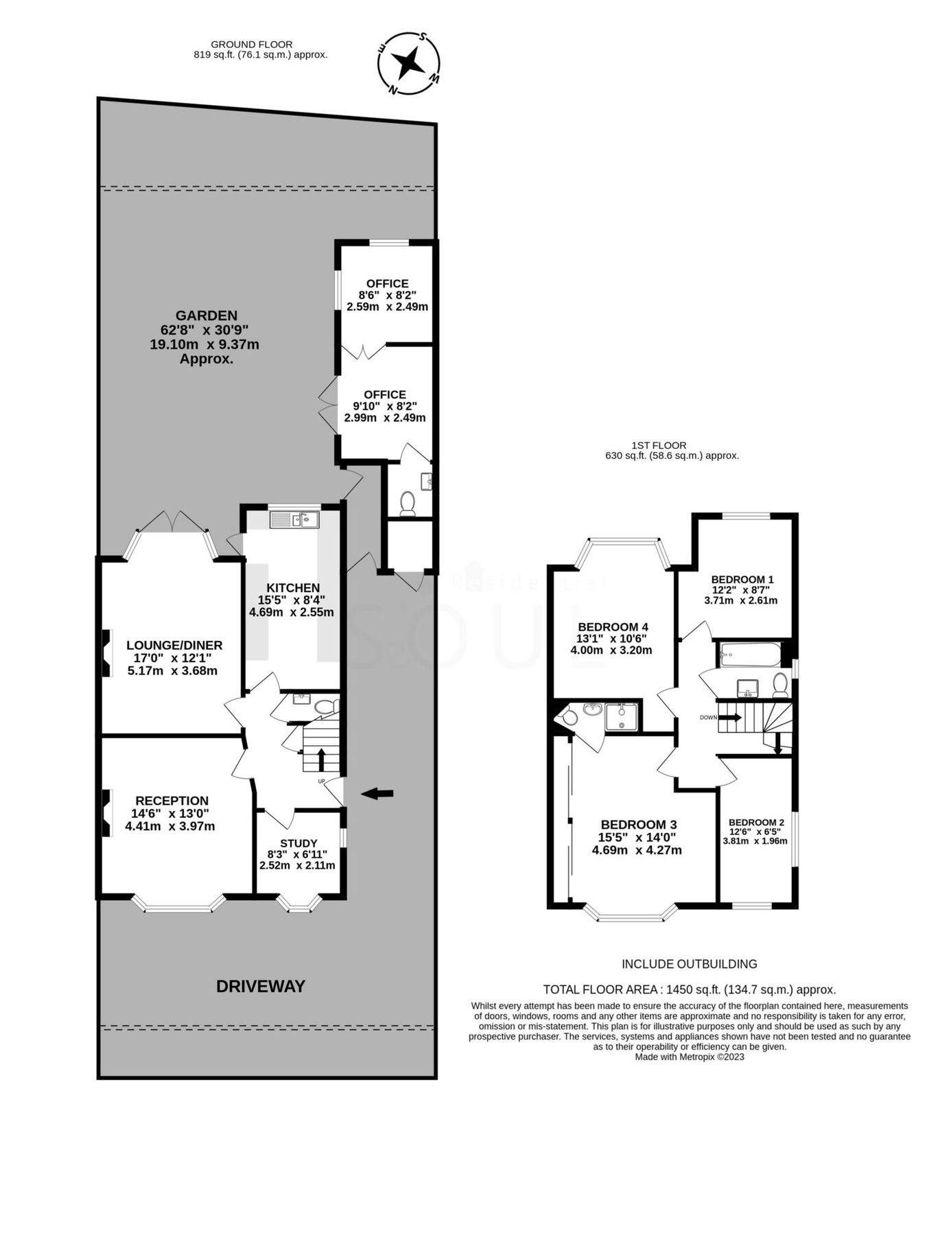 4 bed linkdetached house for sale in Motspur Park, New Malden KT3 Zoopla