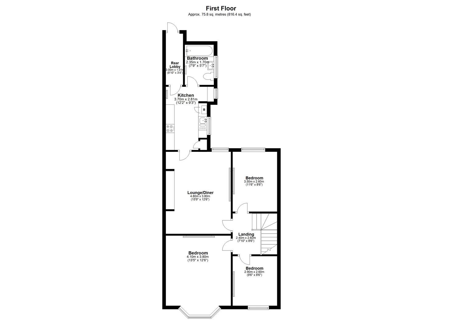 3 bed flat for sale in Washington Terrace, North Shields NE30 Zoopla