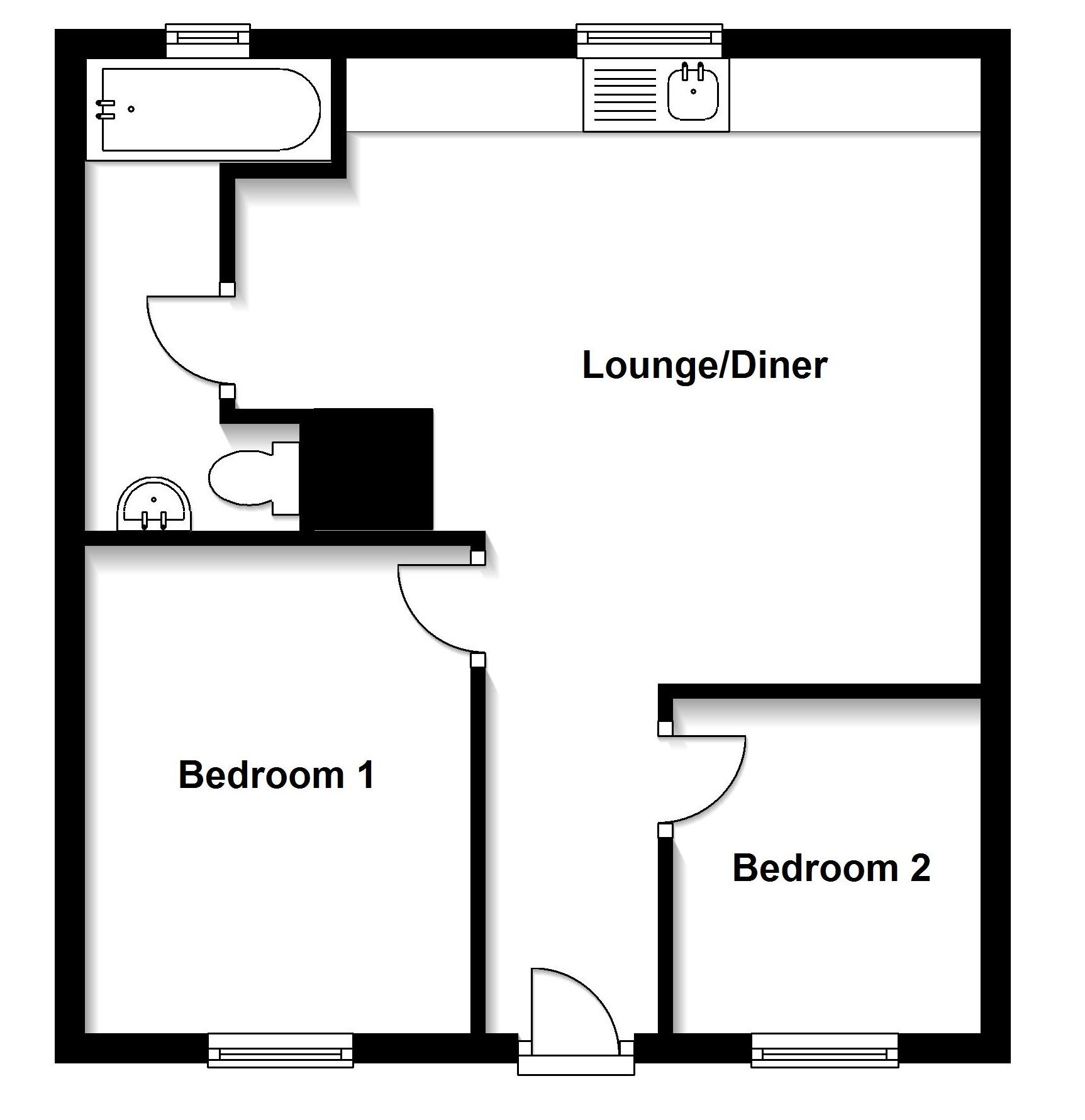 2 bed flat to rent in Coronation Avenue, Royston, Hertfordshire SG8 Zoopla