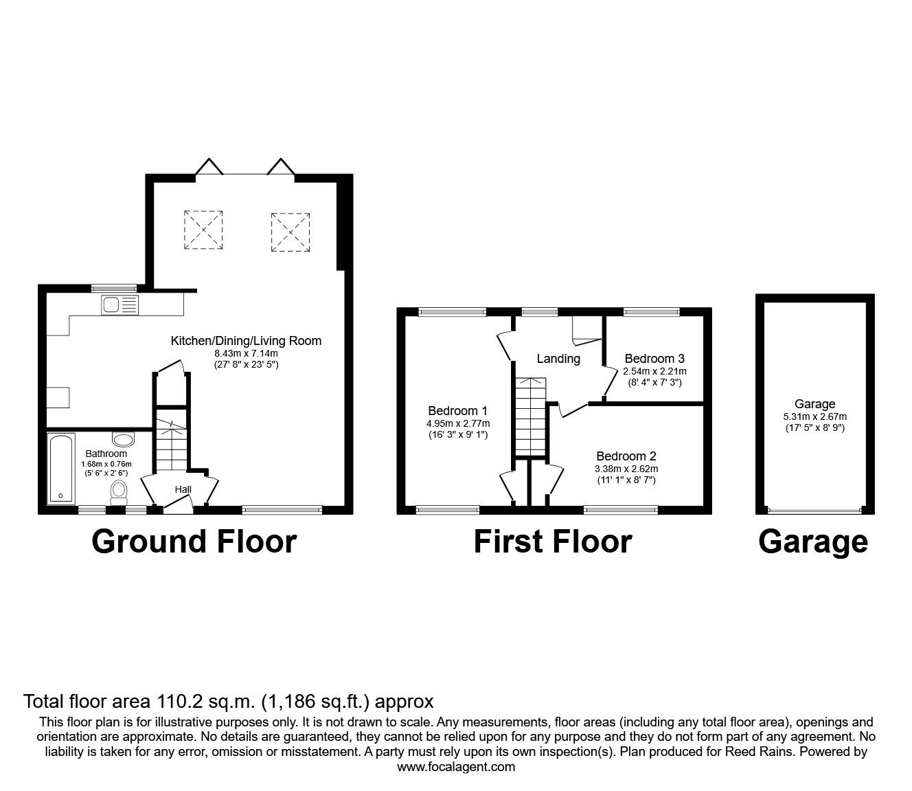 3 bed semidetached house for sale in Udimore Road, Rye, East Sussex
