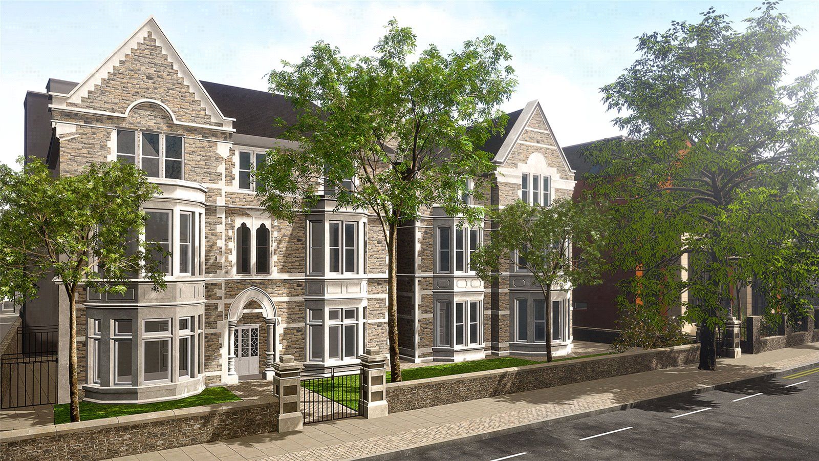 New home, 3 bed flat for sale in 8 Llys Sofia Cathedral Gardens