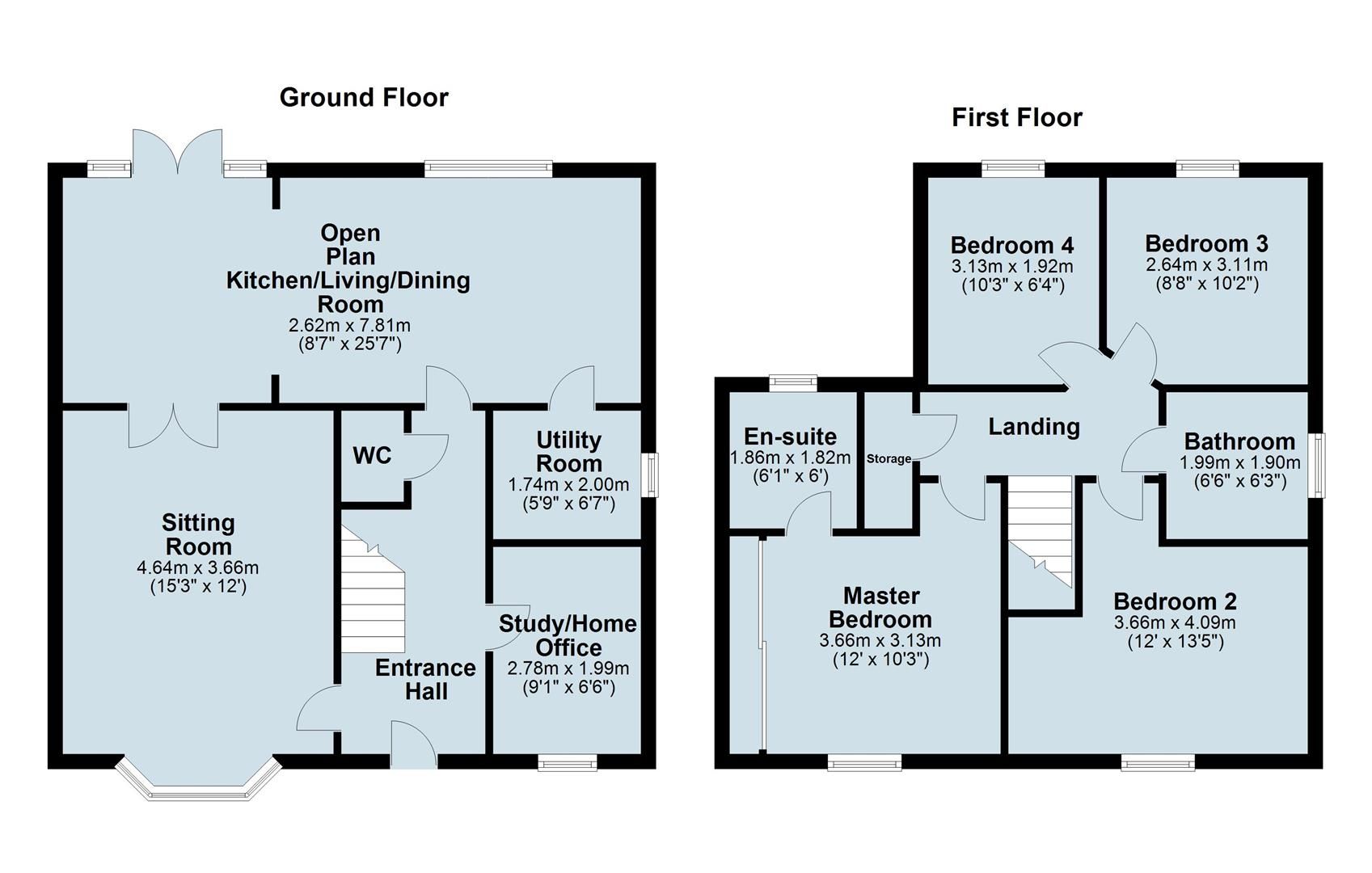 4 bed detached house for sale in Teeswater Close, Long Lawford, Rugby