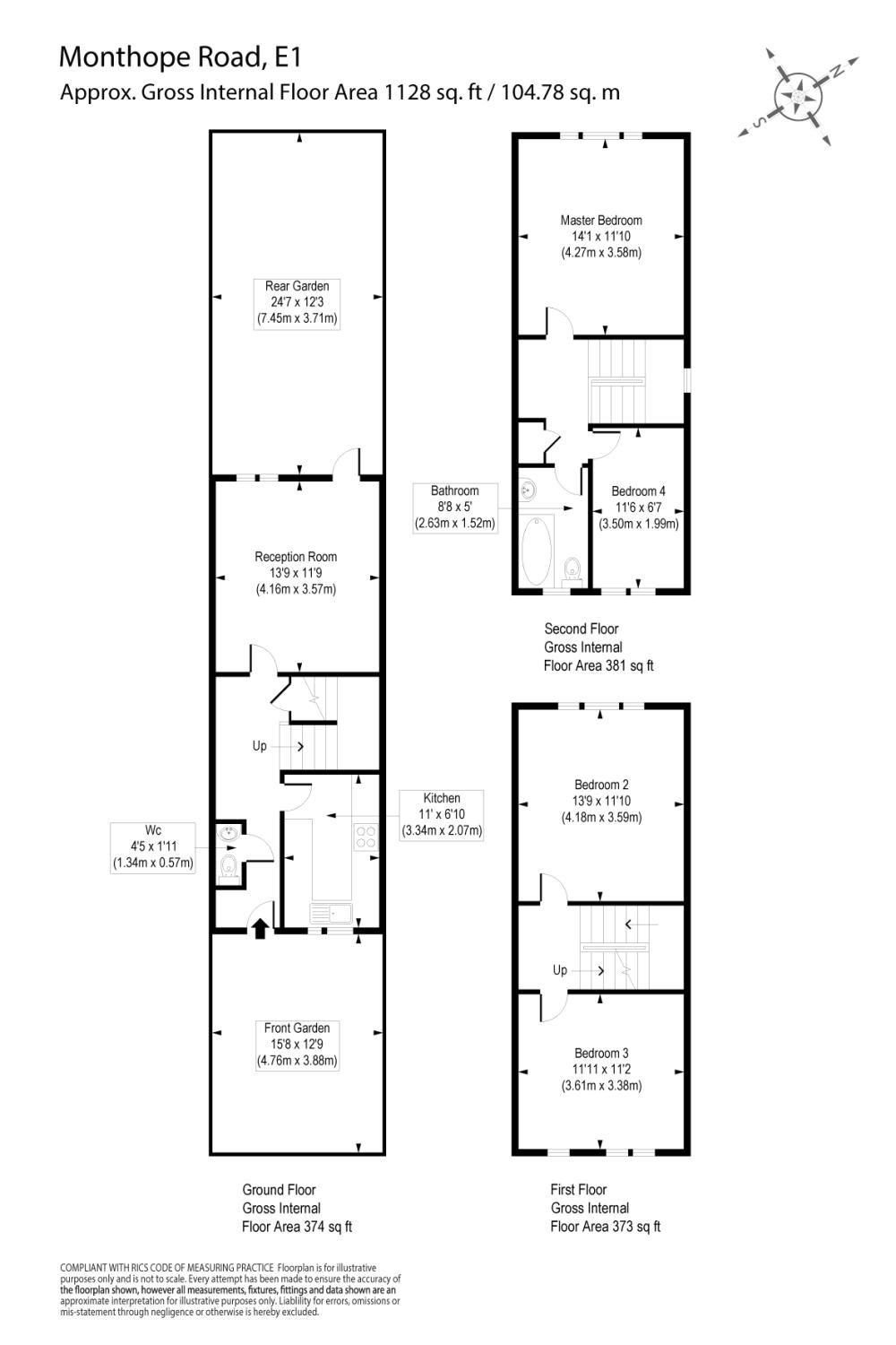 4 bed end terrace house to rent in Monthope Road, Shoreditch E1 Zoopla