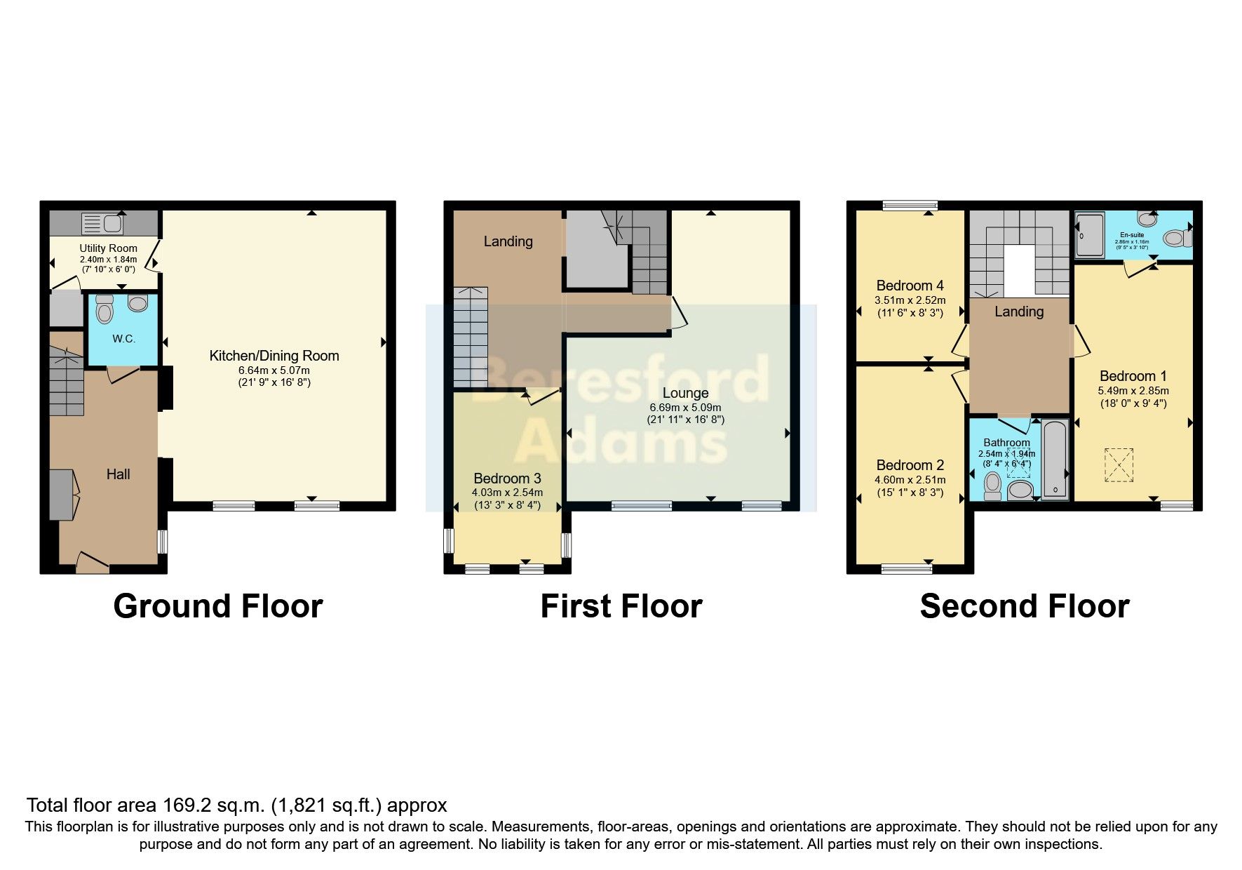 4 bed terraced house for sale in St. Clares Court, Pantasaph