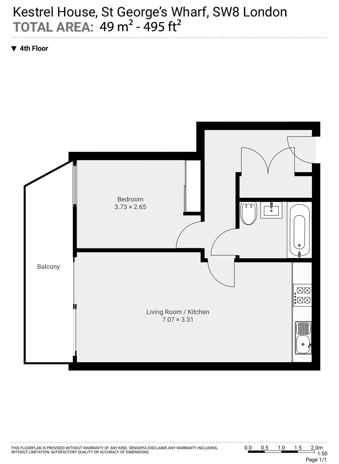 1 bed flat to rent in St. Wharf, Vauxhall, London SW8 Zoopla