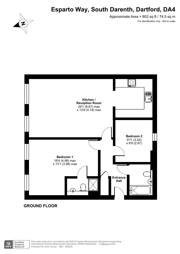 2 bed flat for sale in Esparto Way DA4 Zoopla