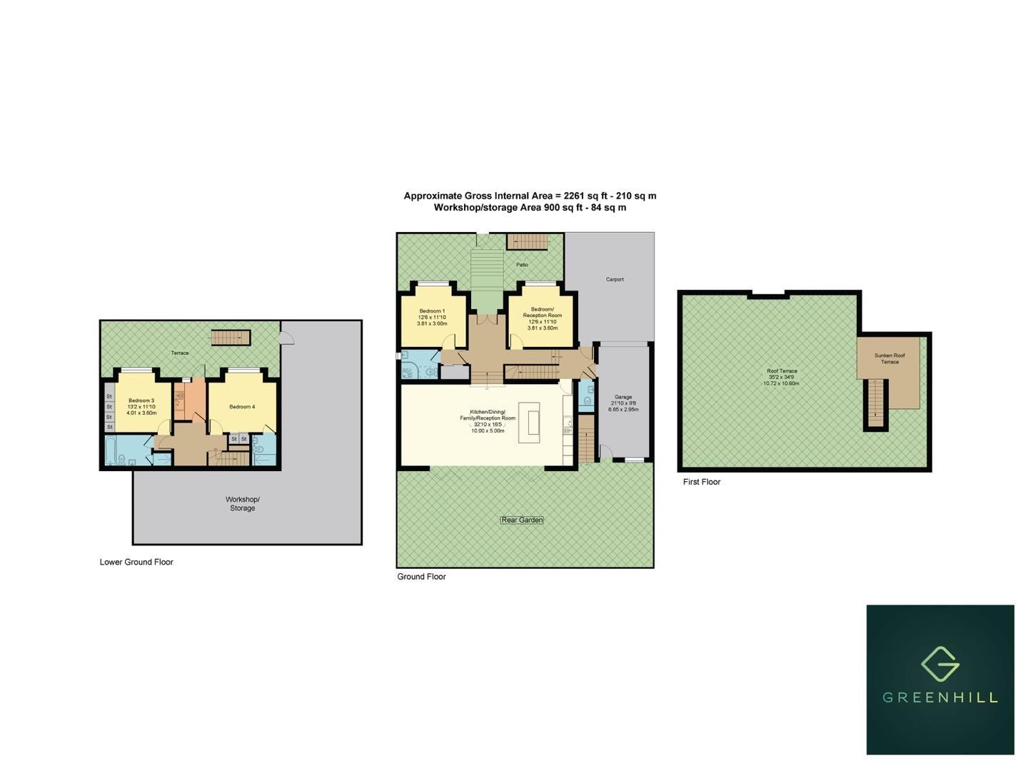 4 bed detached house to rent in Pump House Lane, Hoddesdon Road