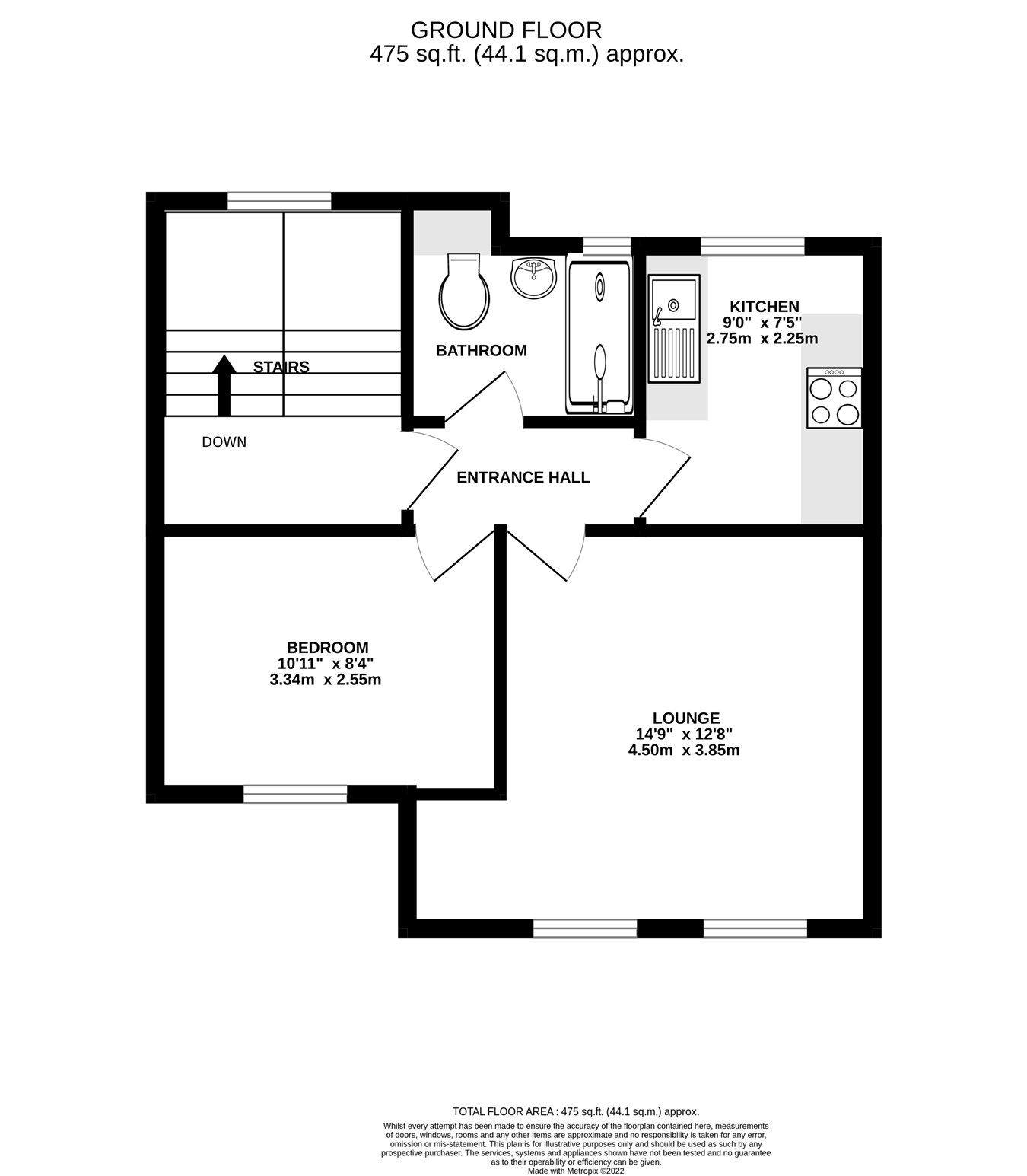 1 bed flat to rent in Crown Road, Great Yarmouth NR30 Zoopla