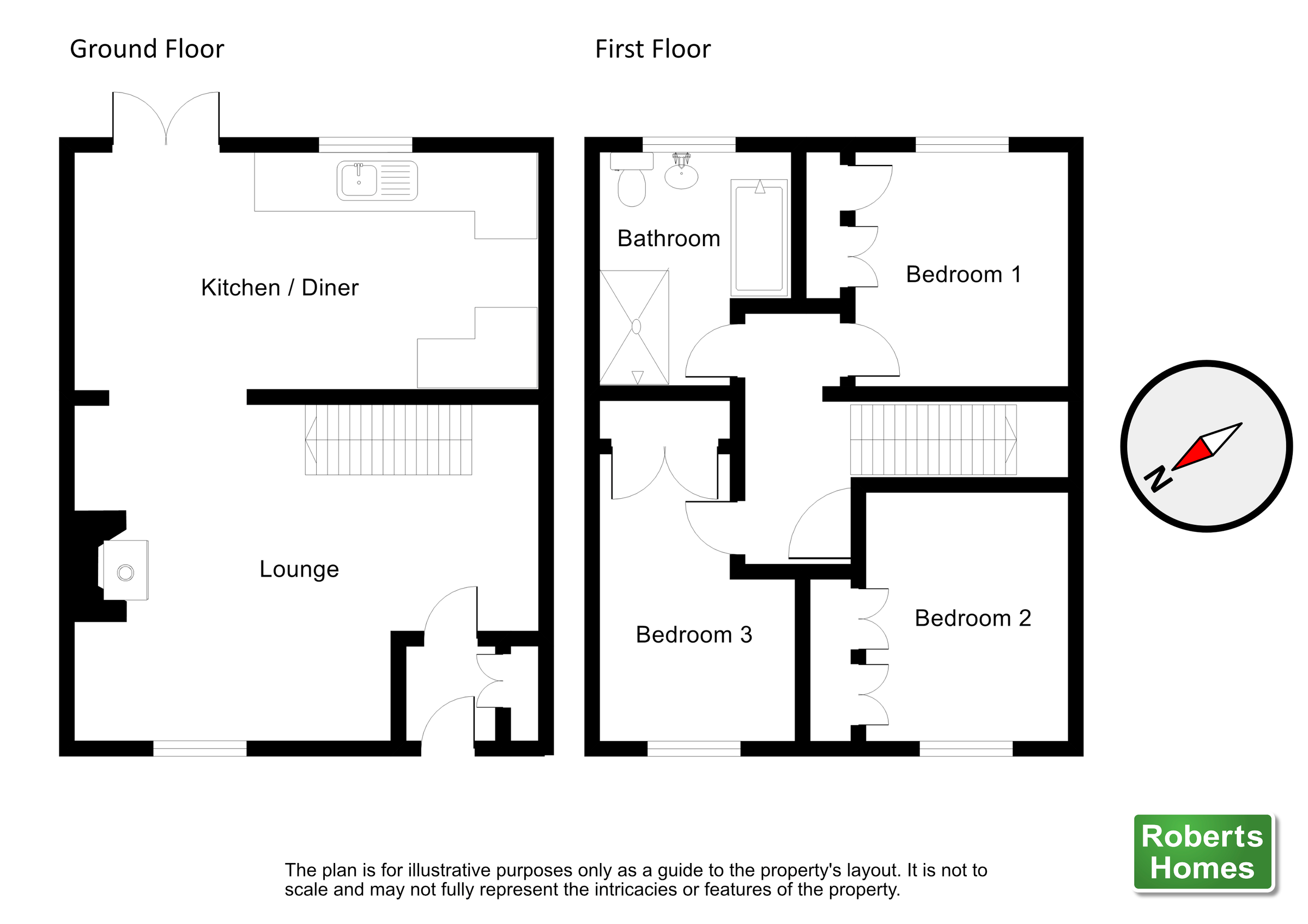 3 bed terraced house for sale in Heol Glantawe, Ystradgynlais, Swansea