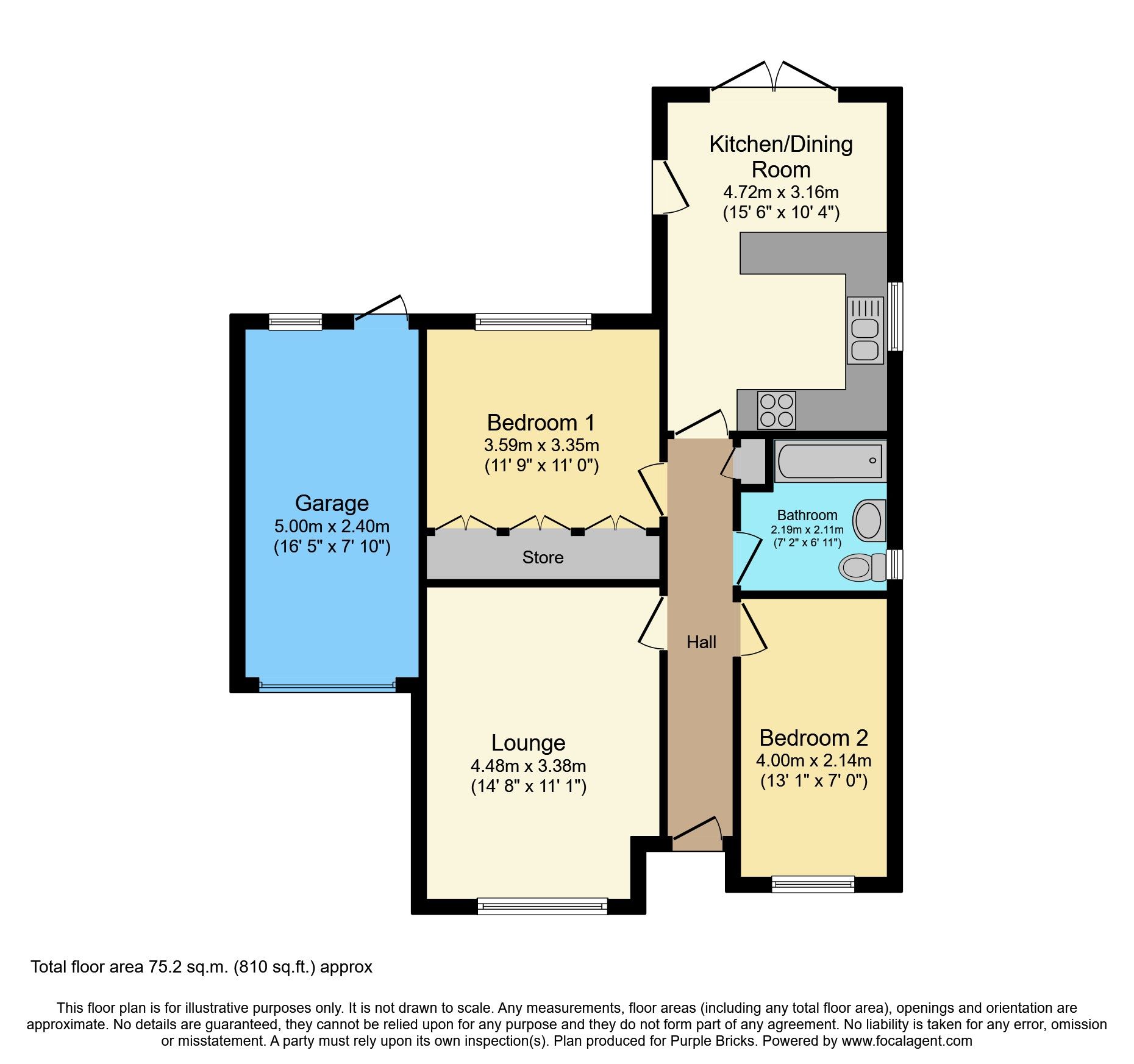 2 bed detached bungalow for sale in The Oaklands, South Normanton DE55