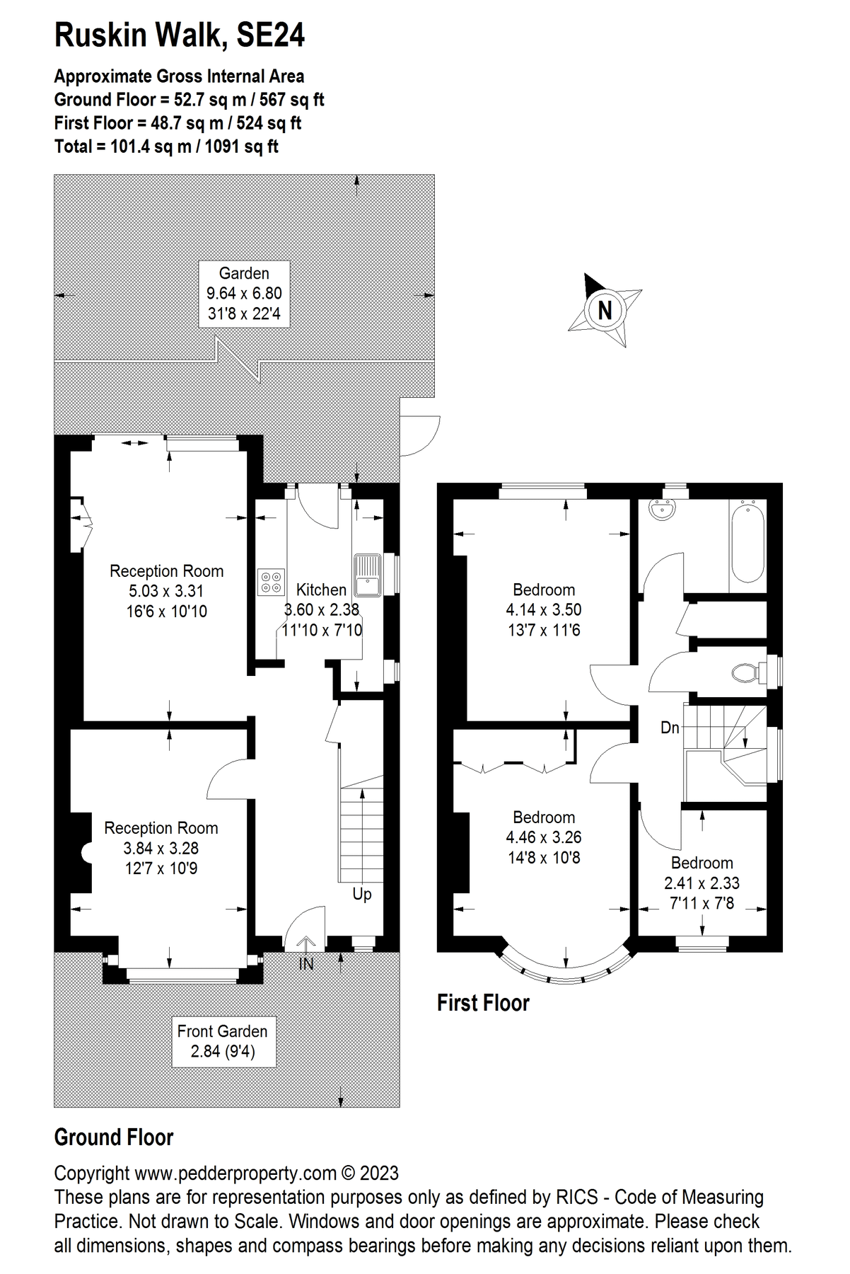 3 bed property for sale in Ruskin Walk, Herne Hill, London SE24 Zoopla