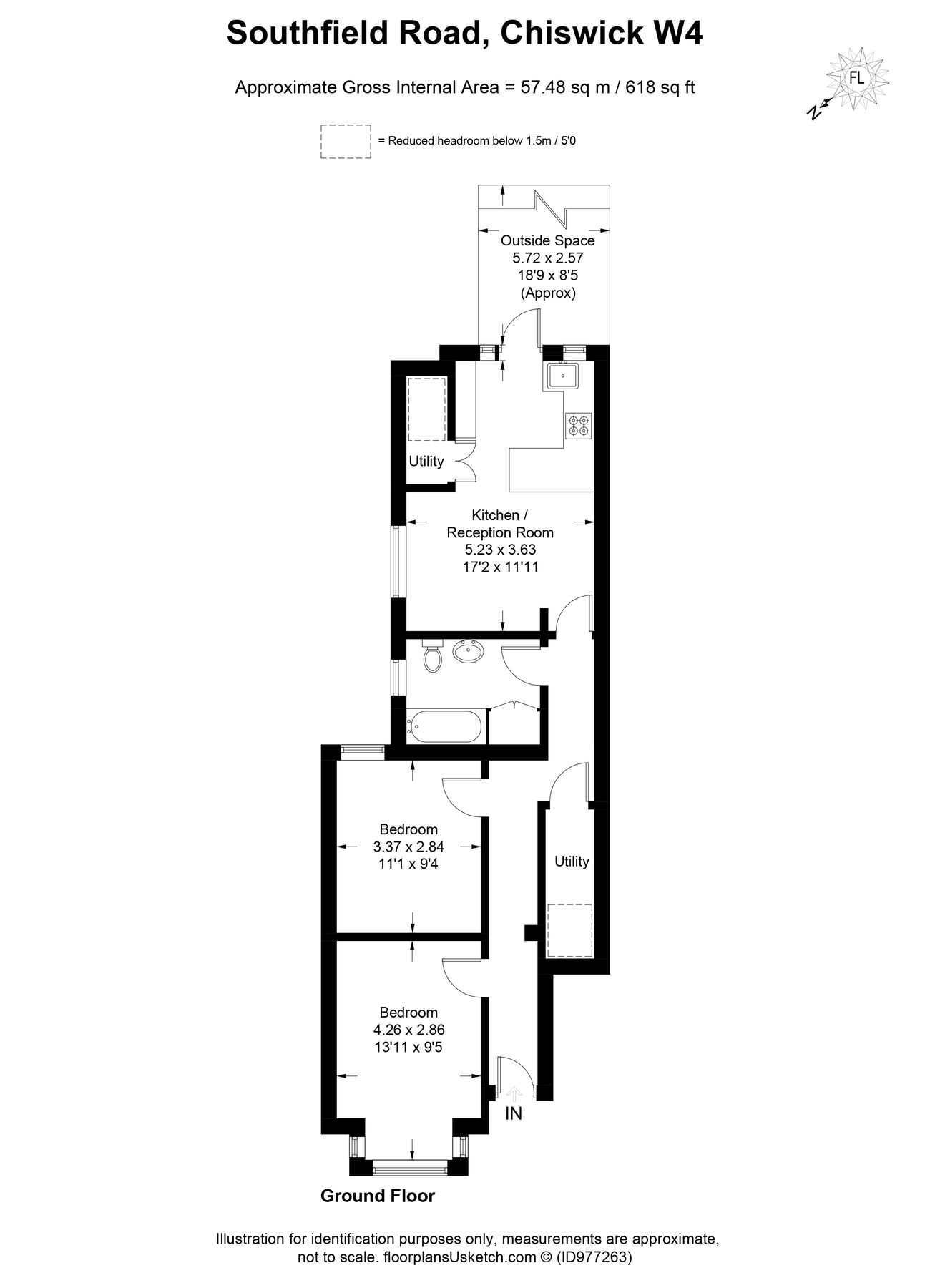 2 bed flat for sale in Southfield Road, Chiswick, London, UK W4 Zoopla