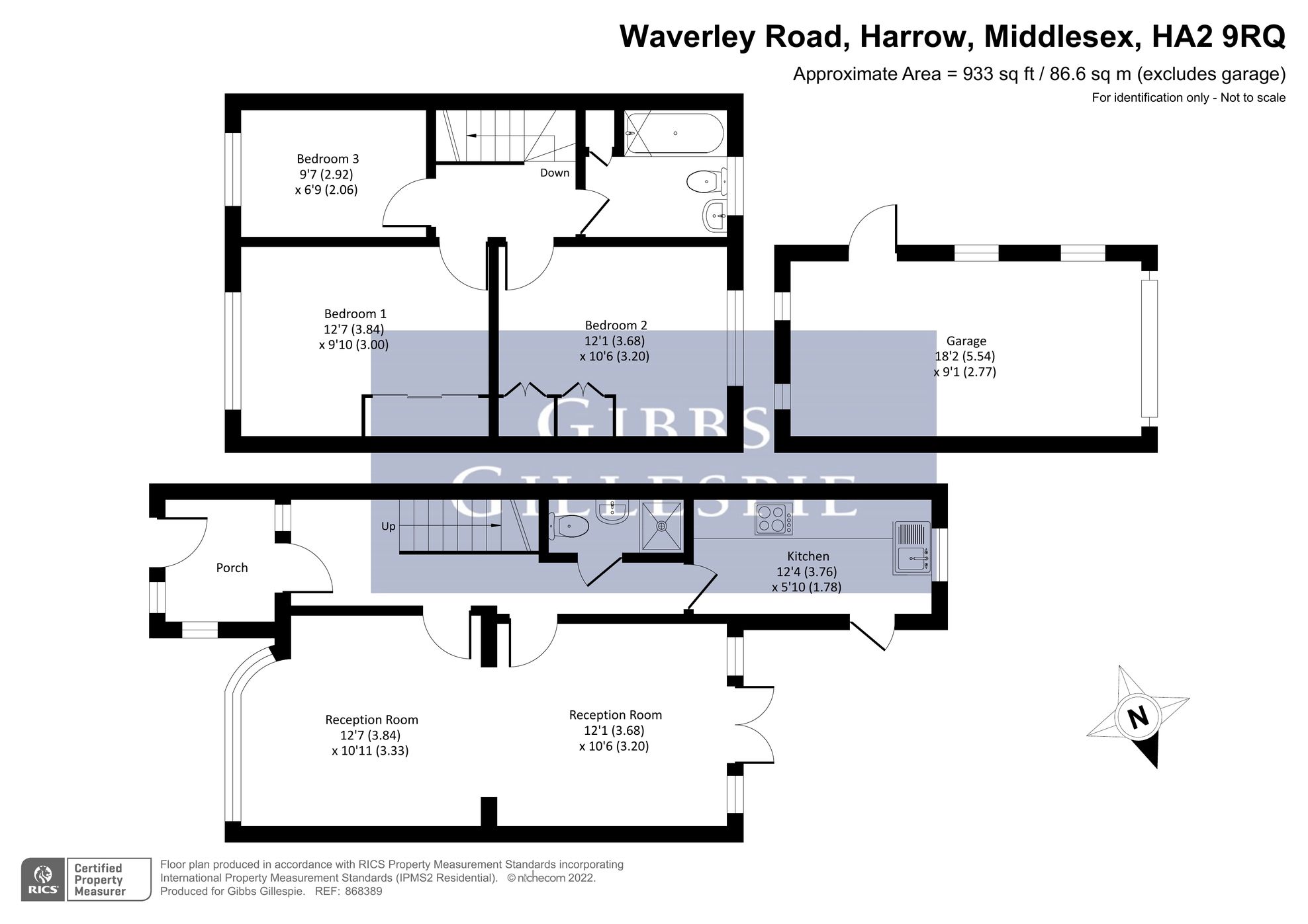 3 bed terraced house for sale in Waverley Road, Harrow, Middlesex HA2