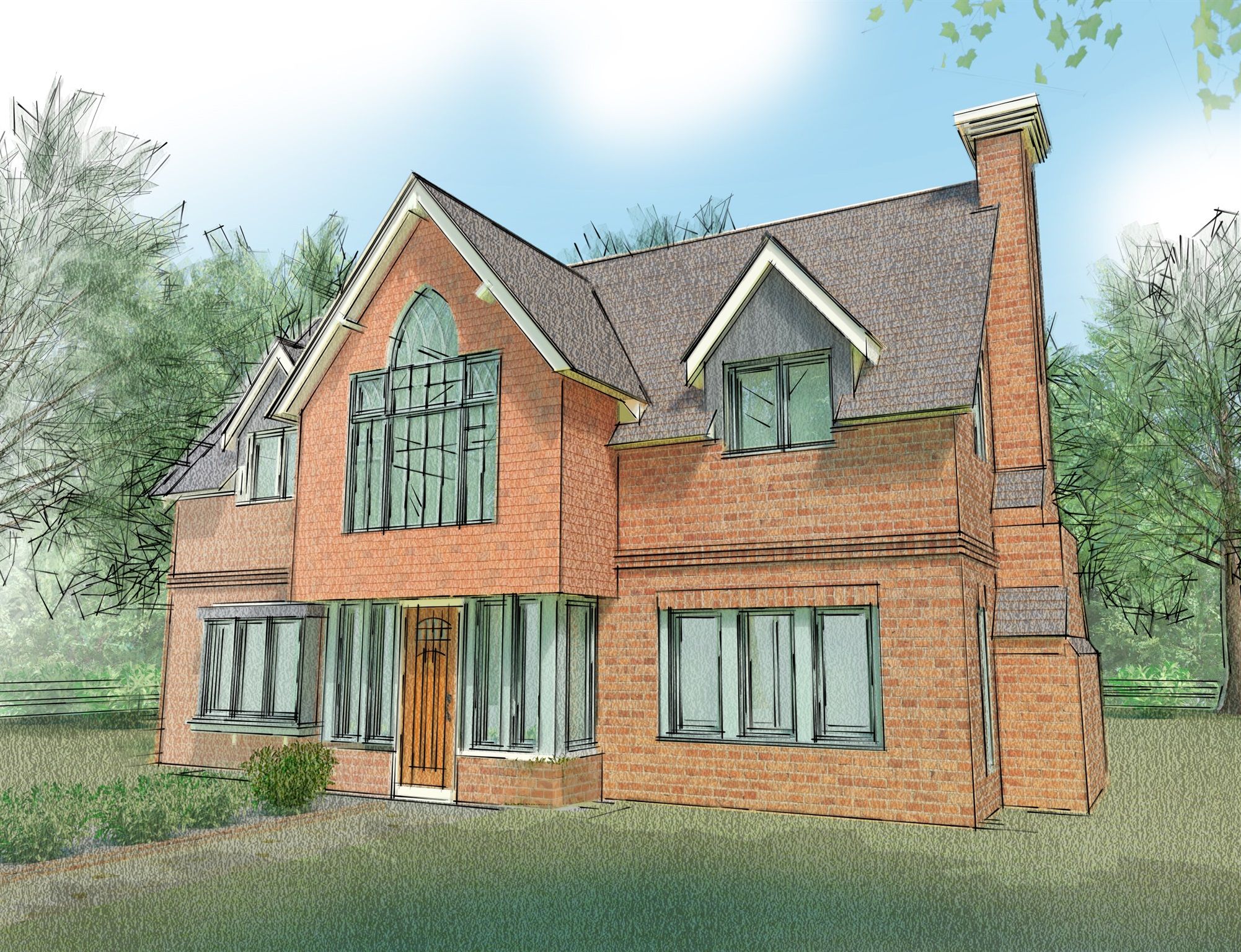 New home, 4 bed detached house for sale in High Ground, Tadpole Garden