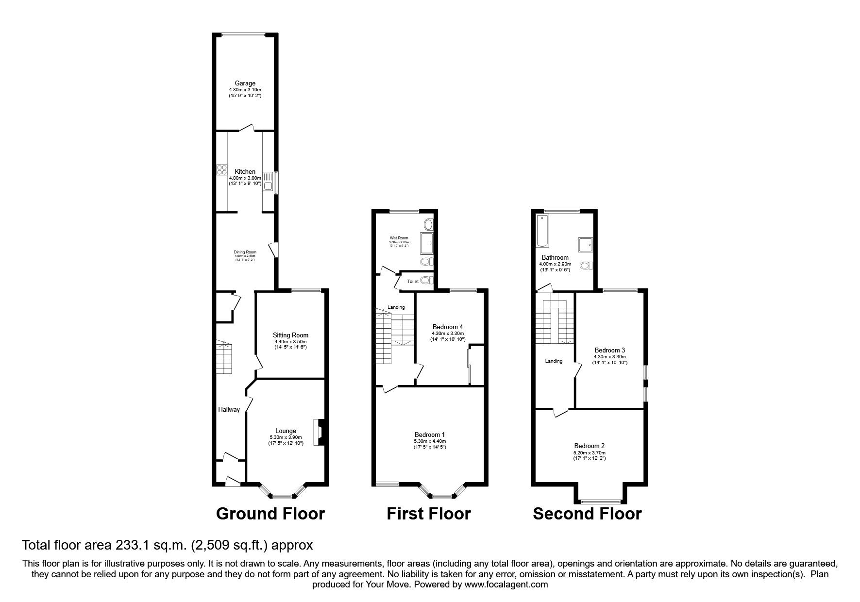 4 bed terraced house for sale in Lawn Terrace, Silloth, Wigton, Cumbria