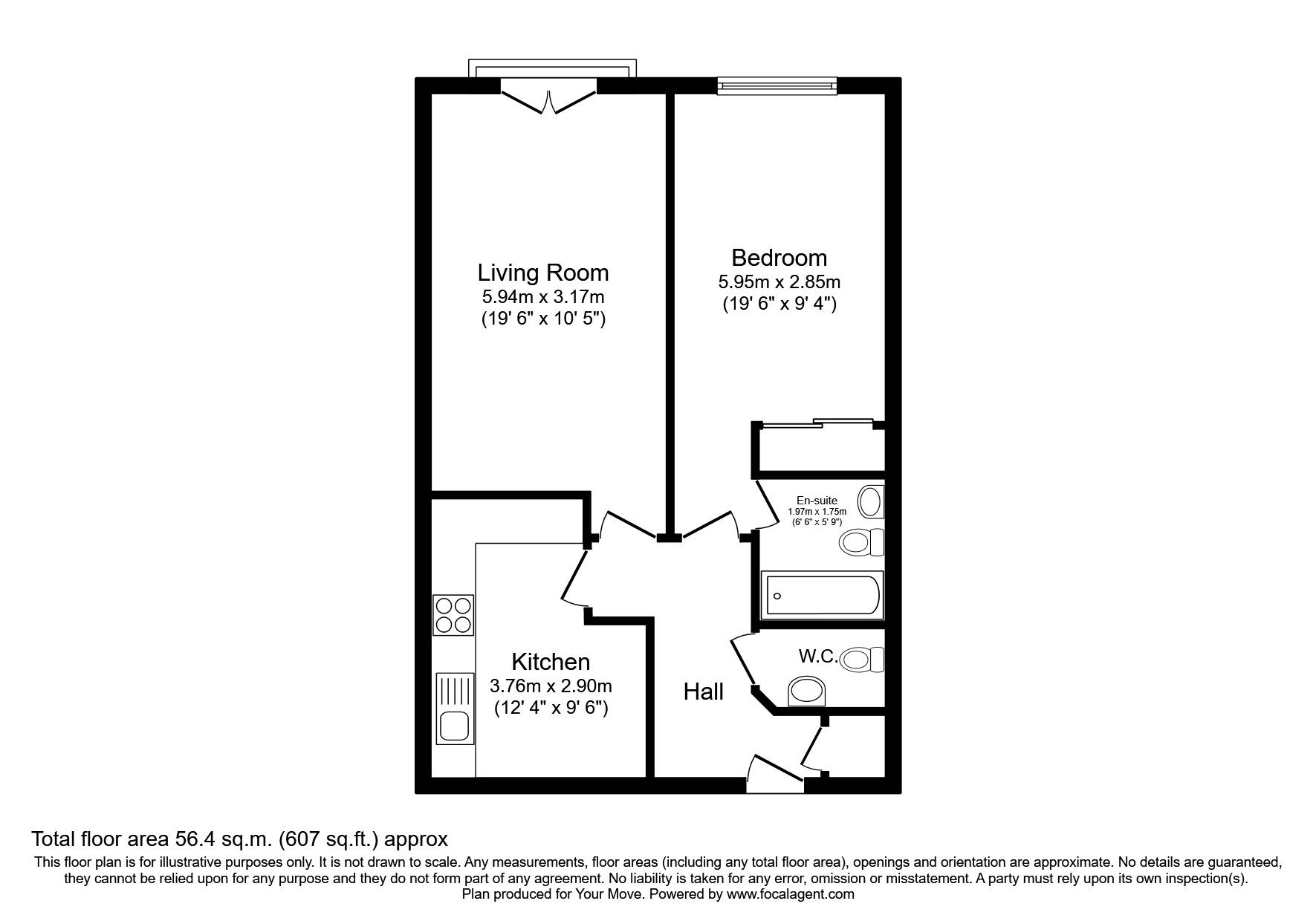 1 bed flat for sale in Avonmill Road, Linlithgow Bridge, Linlithgow