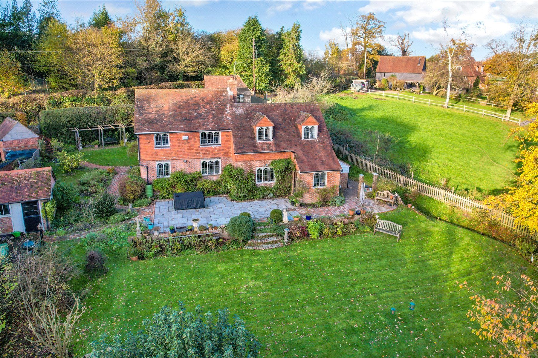 3 bed detached house for sale in Oakenden Lane, Chiddingstone Hoath
