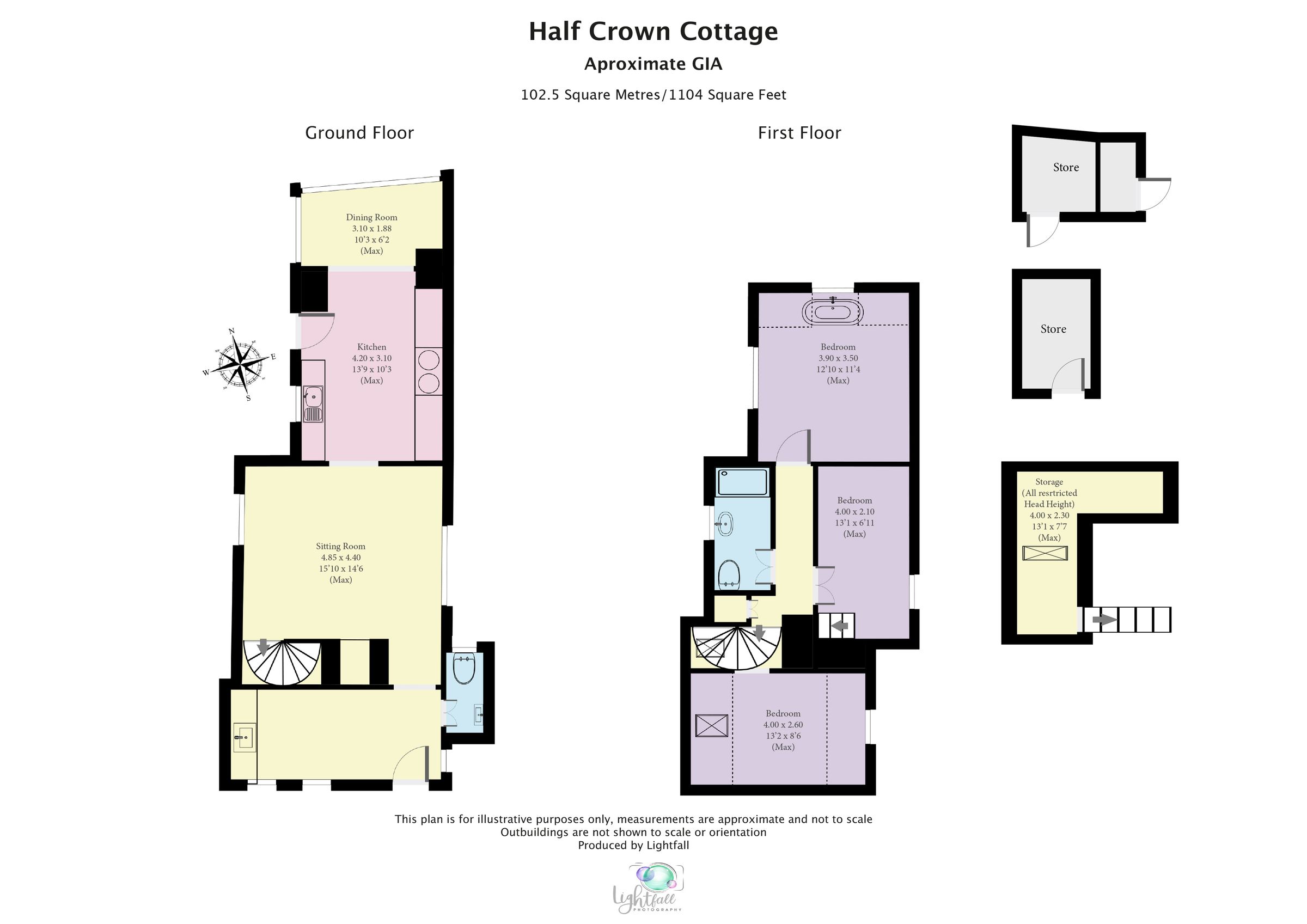 3 bed semidetached house for sale in Eastleach, Cirencester