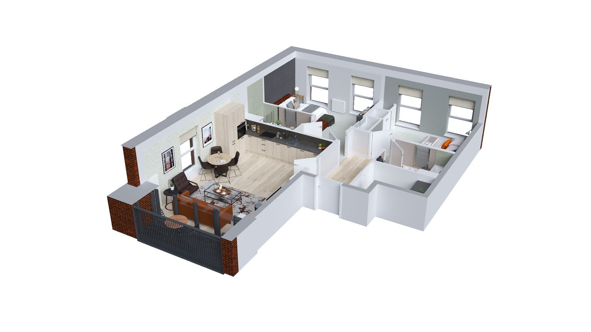 New home, 2 bed flat for sale in "Gowan" at Maclean Square, Govan