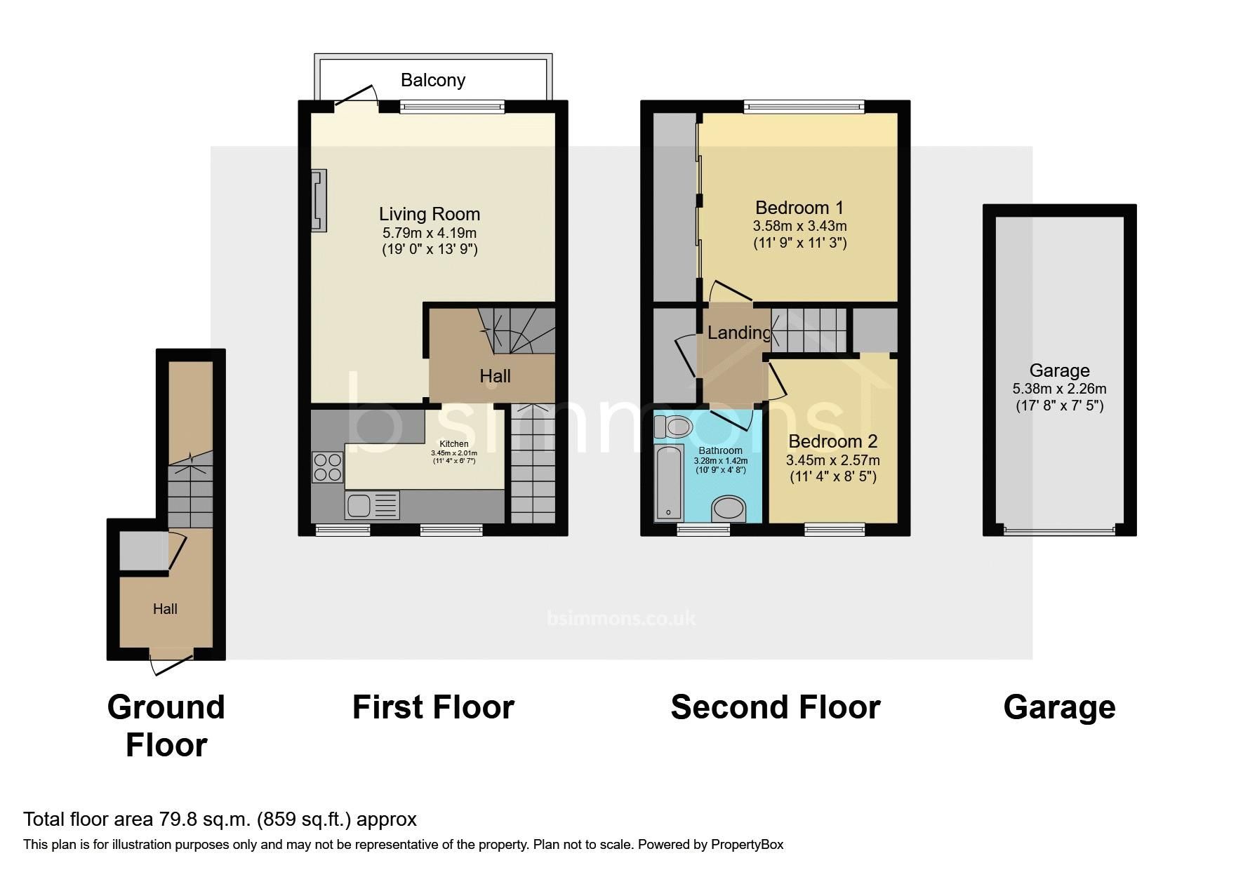2 bed for sale in Coleridge Crescent, Colnbrook, Slough SL3