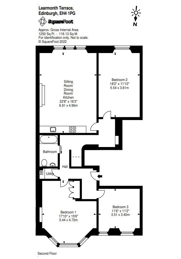 3 bed flat for sale in Learmonth Terrace, Edinburgh EH4 Zoopla