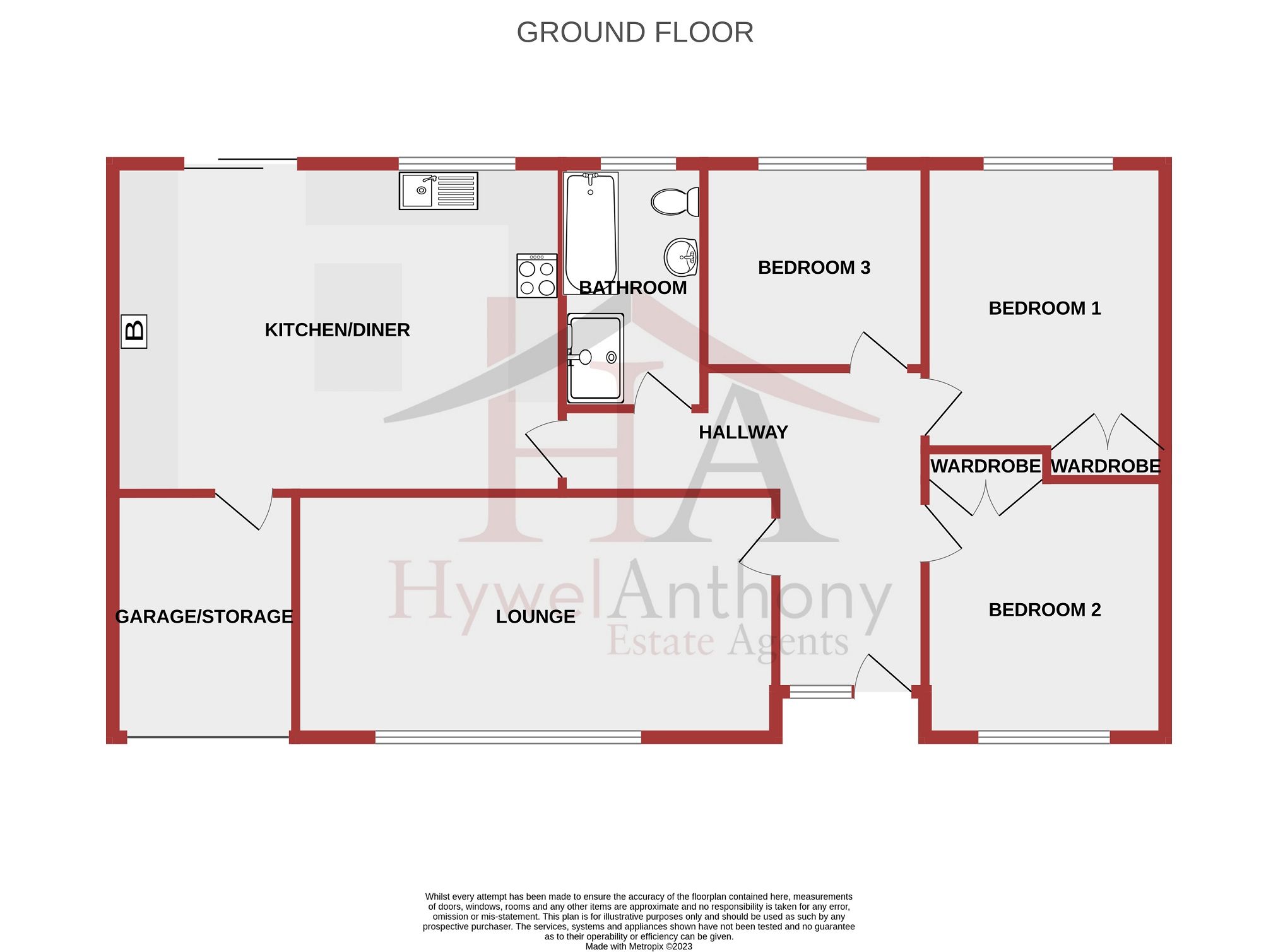 3 bed detached bungalow for sale in Bridgend Road, Bryncae, Llanharan