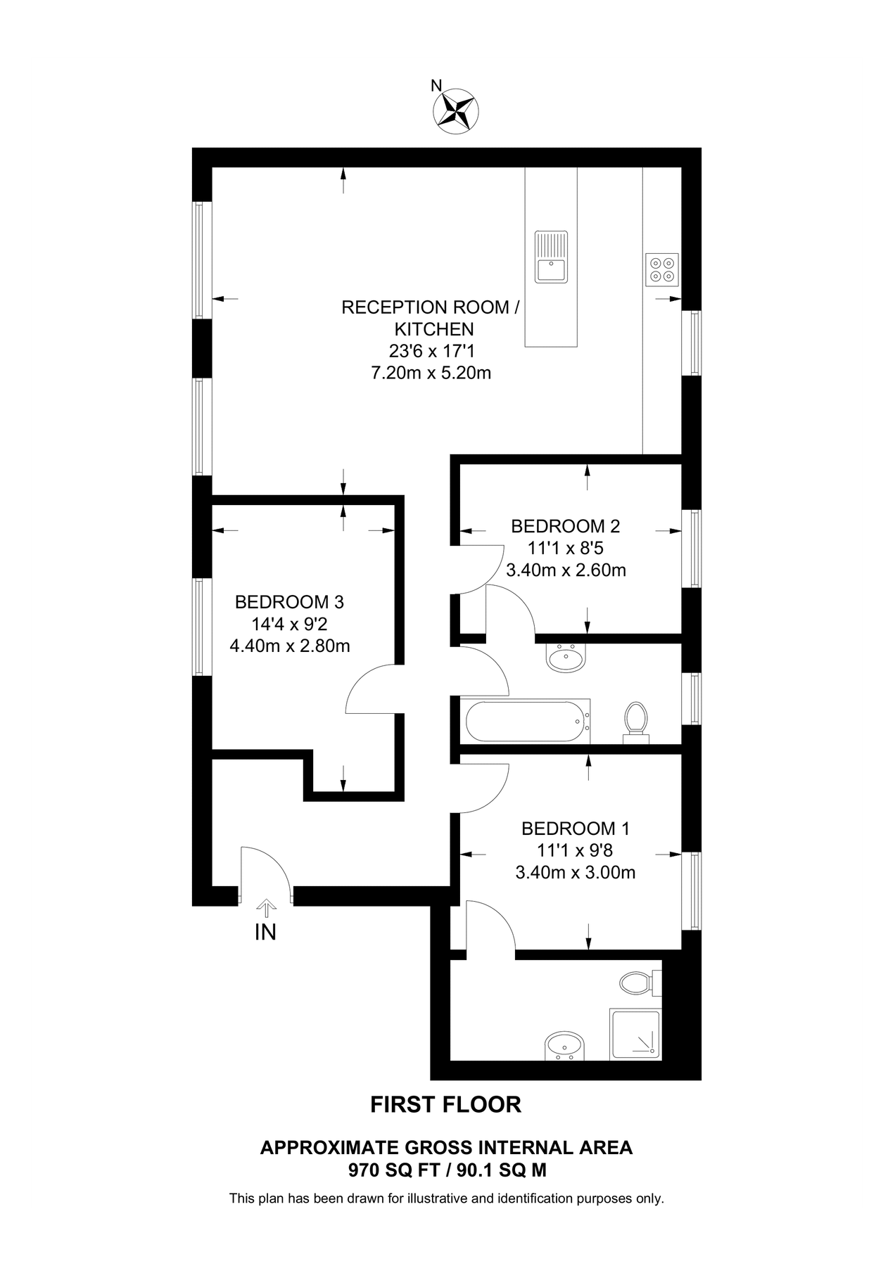 3 bed flat to rent in Surrey Square, Elephant And Castle SE17 Zoopla