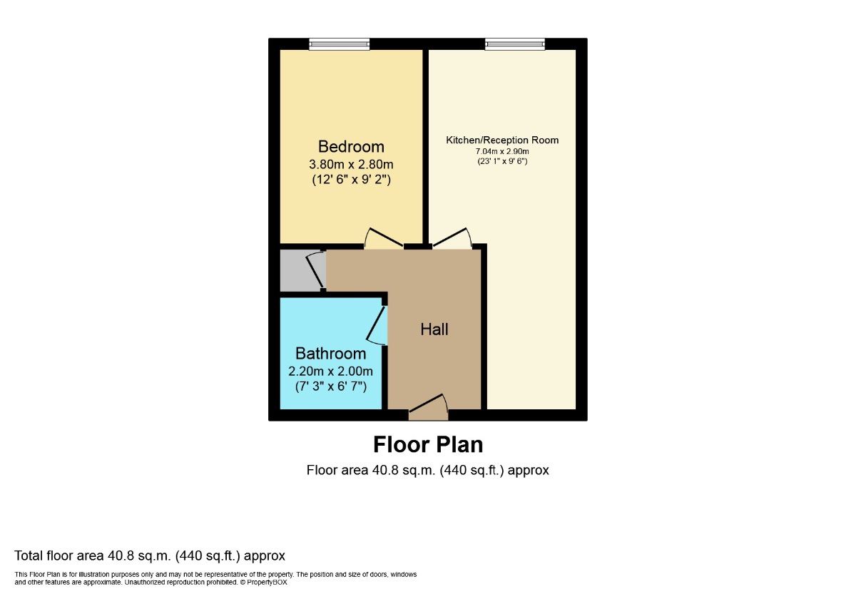 1 bed flat for sale in Flat, Kingston House, Moor Street, Brierley Hill