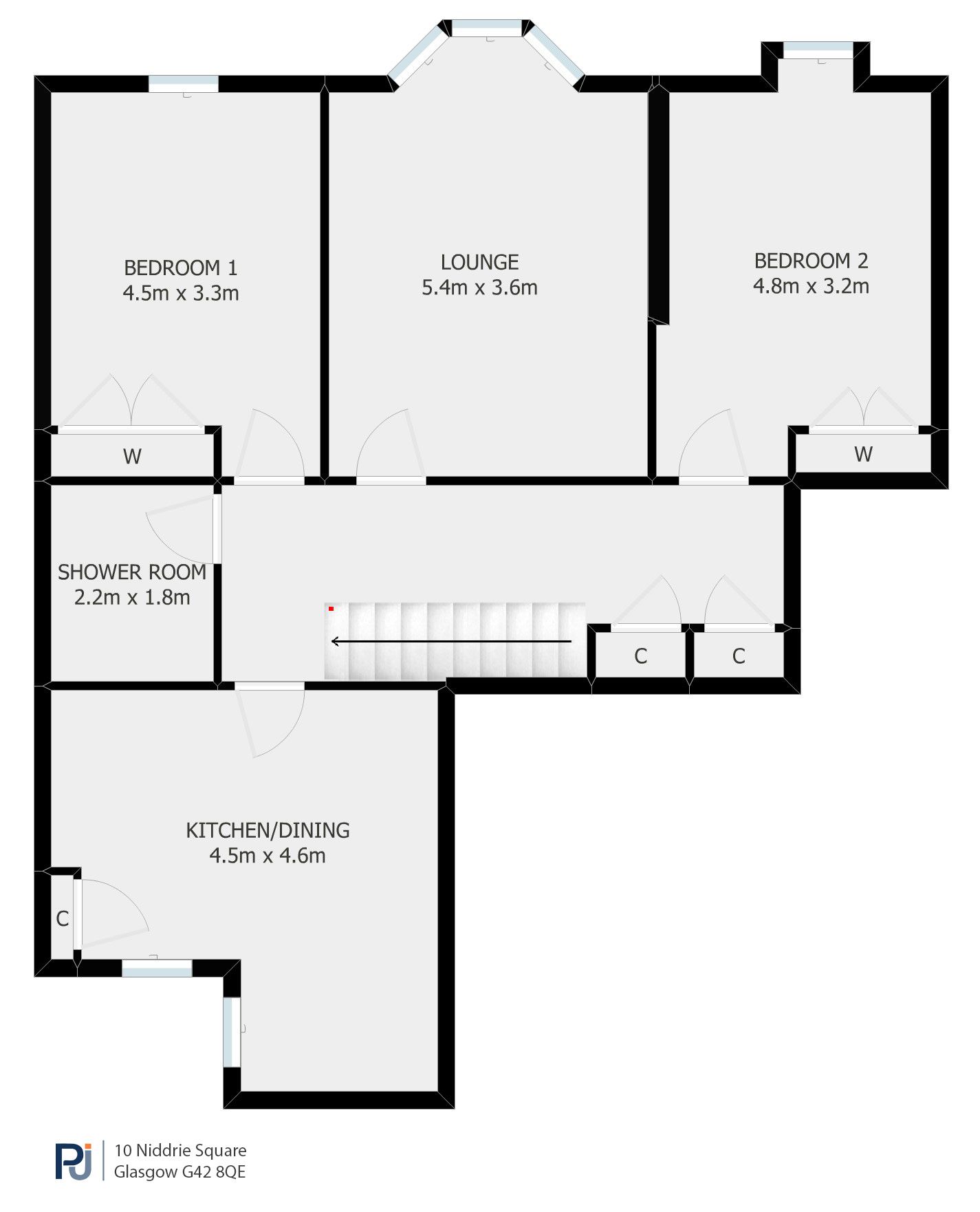 2 bed flat for sale in Niddrie Square, Glasgow G42 Zoopla