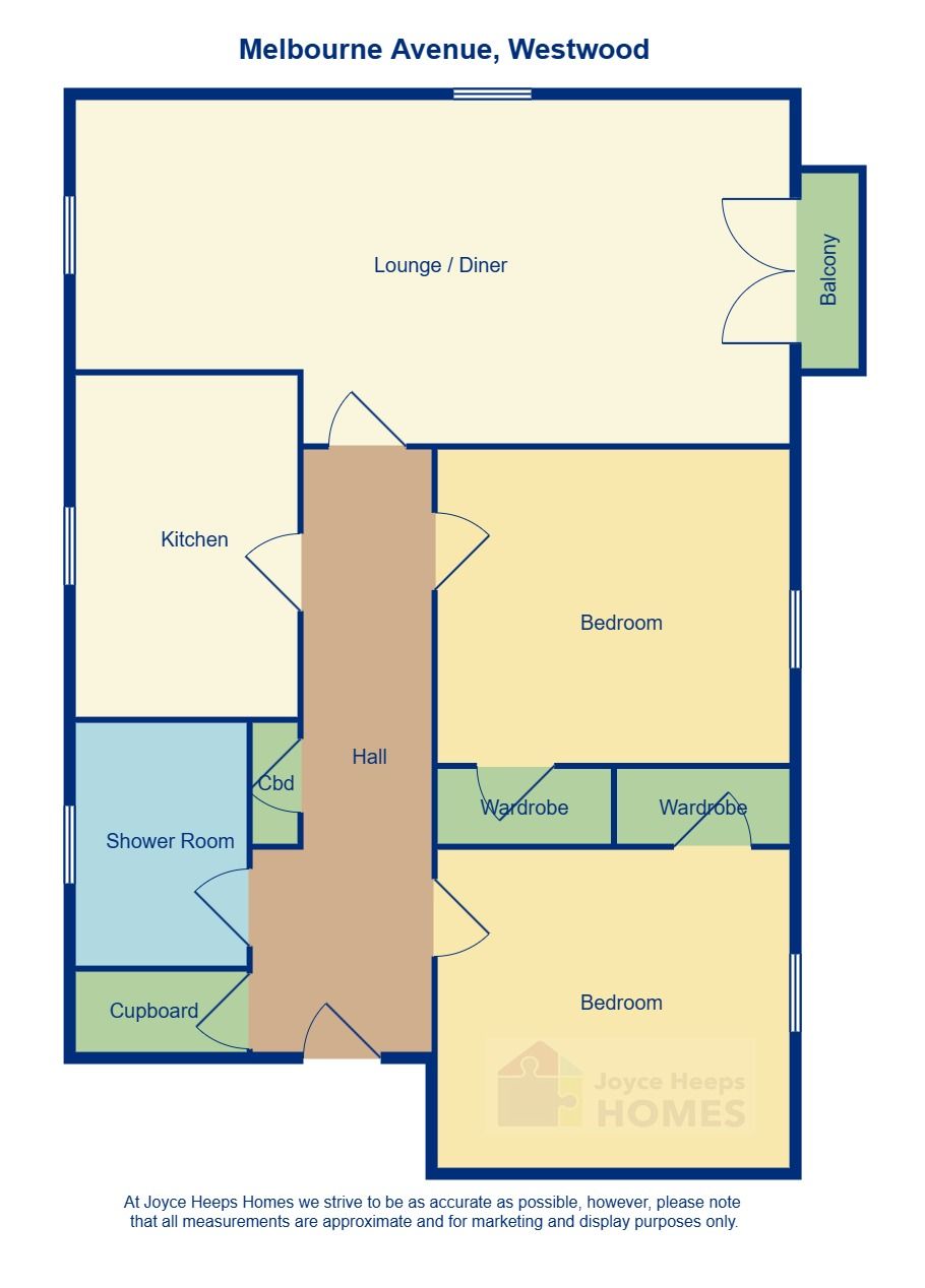 2 bed flat for sale in Melbourne Avenue, Westwood, East Kilbride G75
