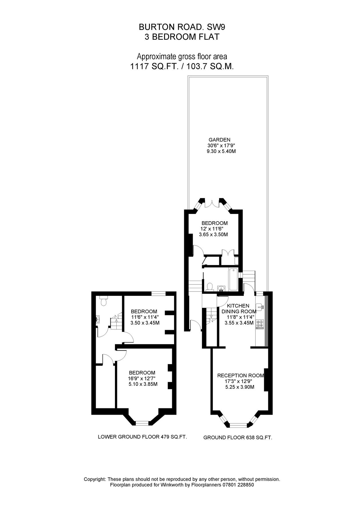 3 bed flat for sale in Burton Road, London SW9 Zoopla