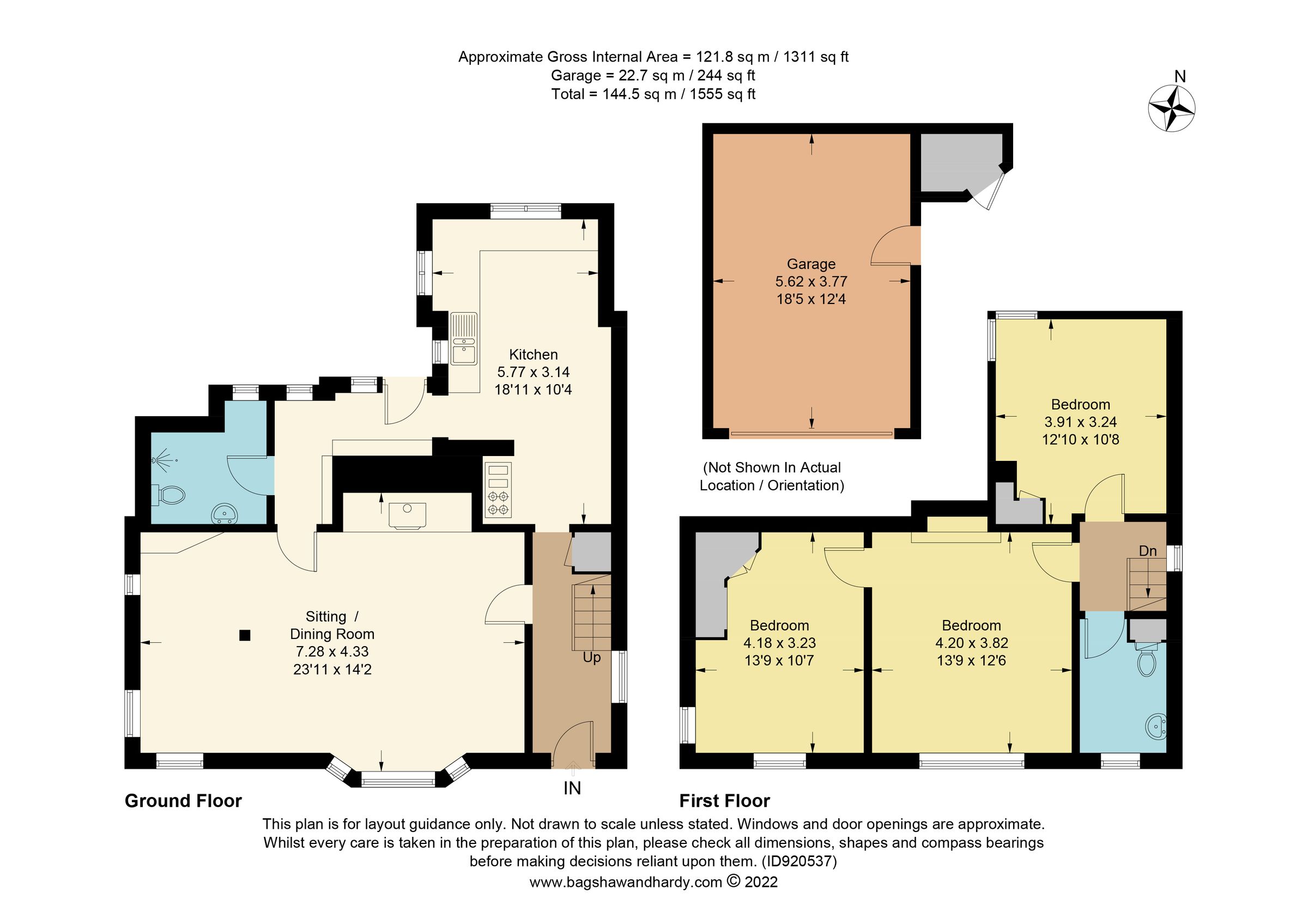 3 bed detached house for sale in Yew Tree Close, Horley Row, Horley