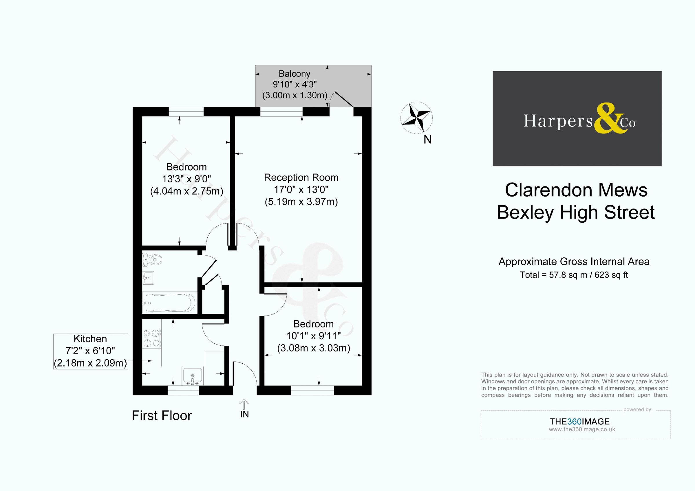 2 bed property for sale in Clarendon Mews, Bexley DA5 Zoopla