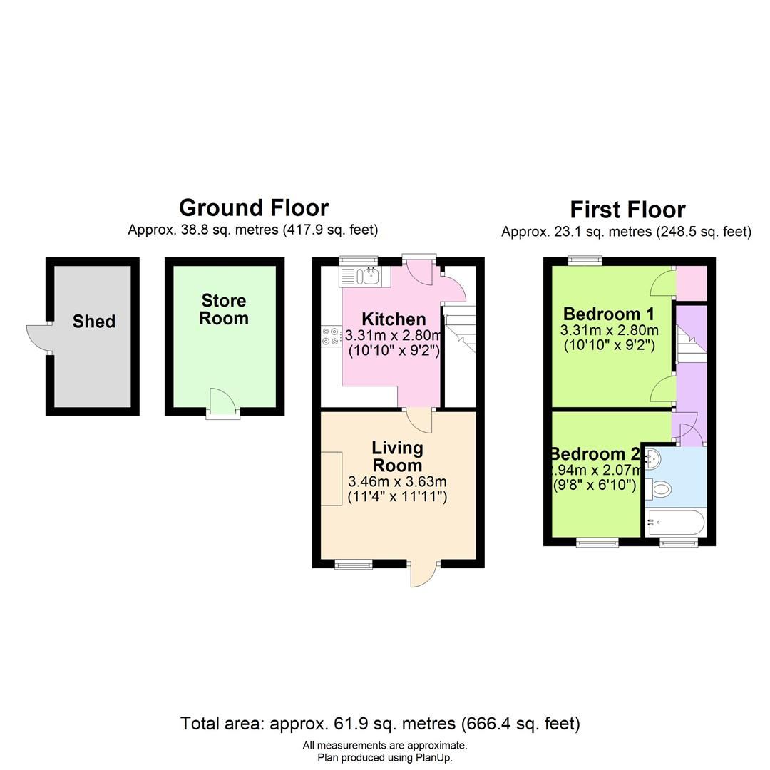 2 bed terraced house for sale in London Road, Aston Clinton, Aylesbury