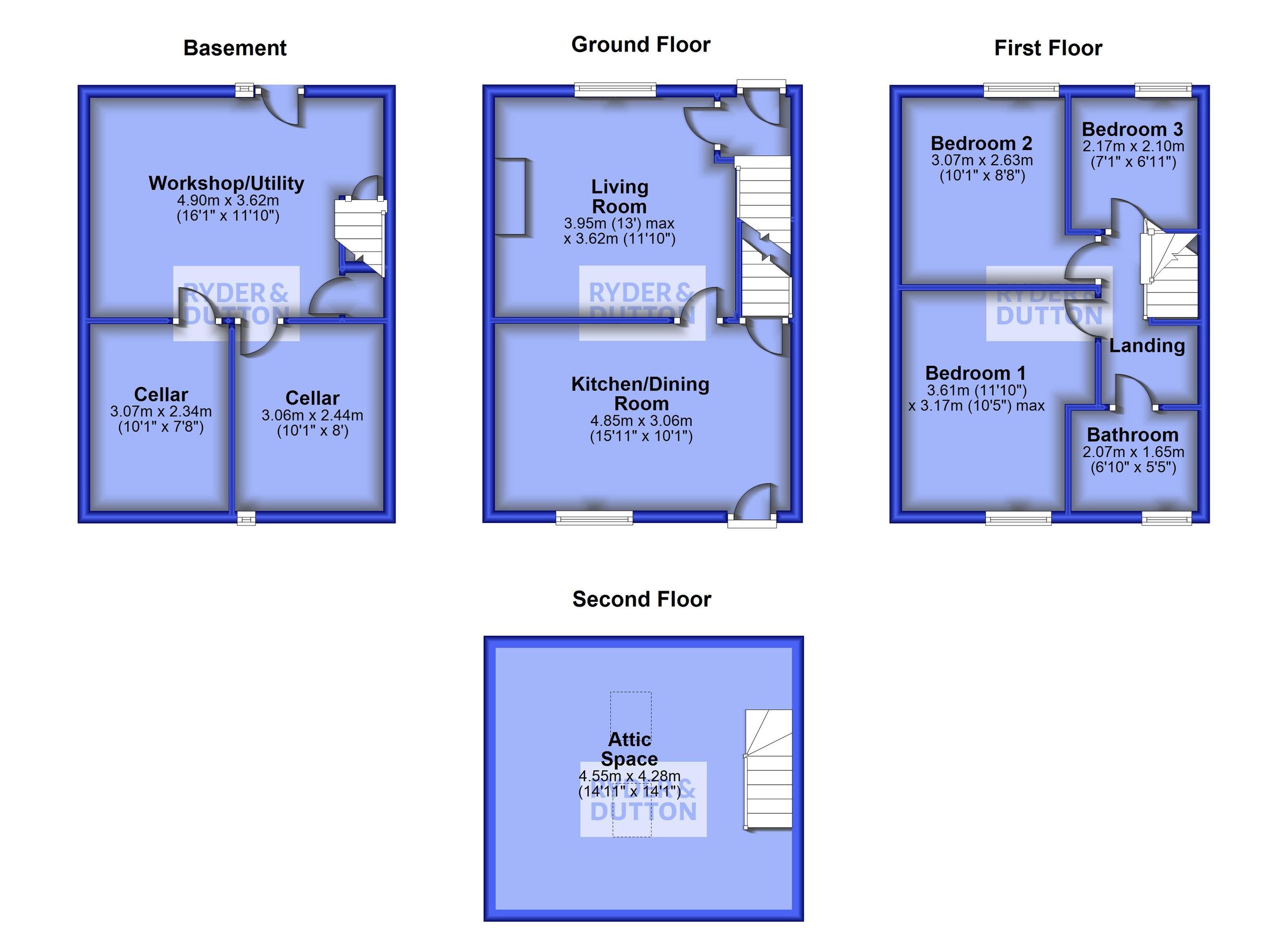 3 bed terraced house for sale in Station Road, Golcar, Huddersfield