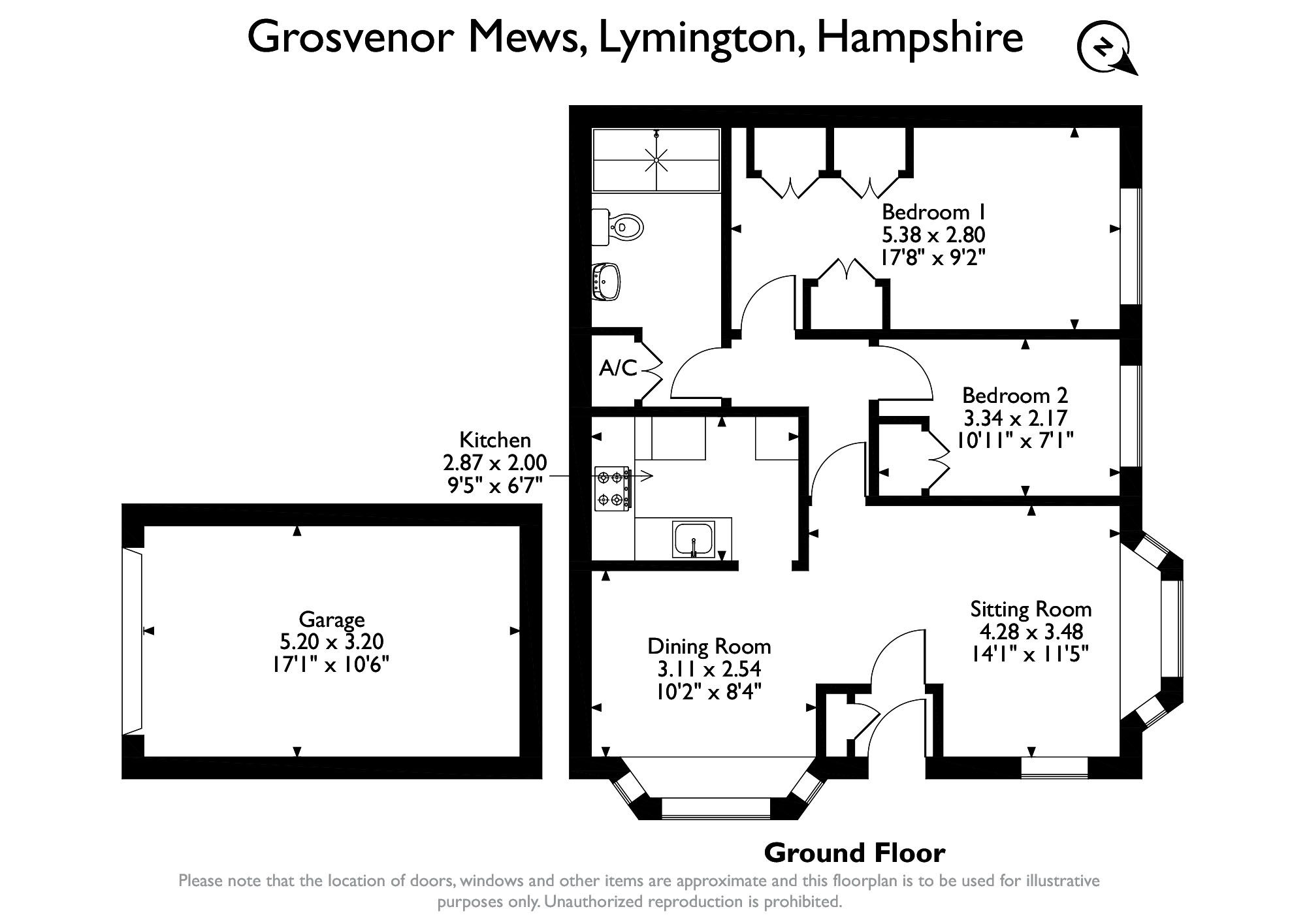 2 bed flat for sale in Grosvenor Mews, Lymington, Hampshire, S041 SO41